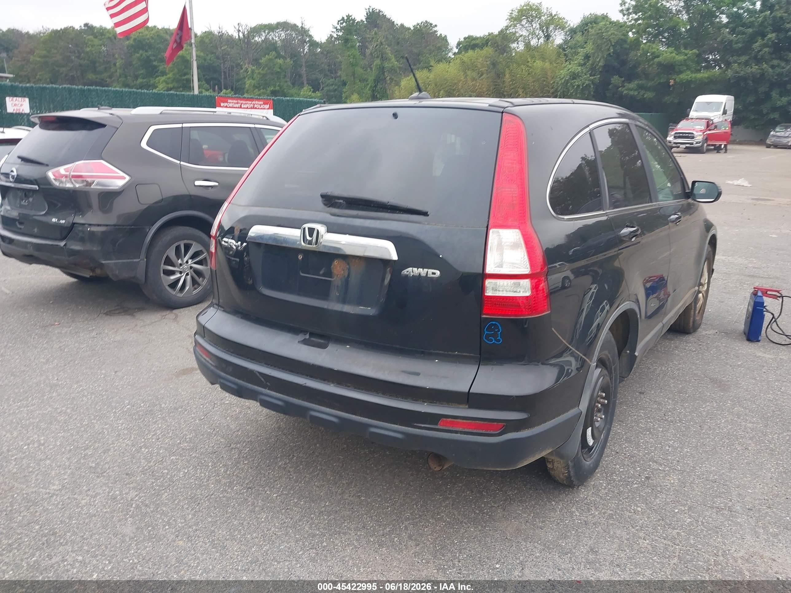 2011 Honda Cr-v Ex-l Black vin: 5J6RE4H73BL035063