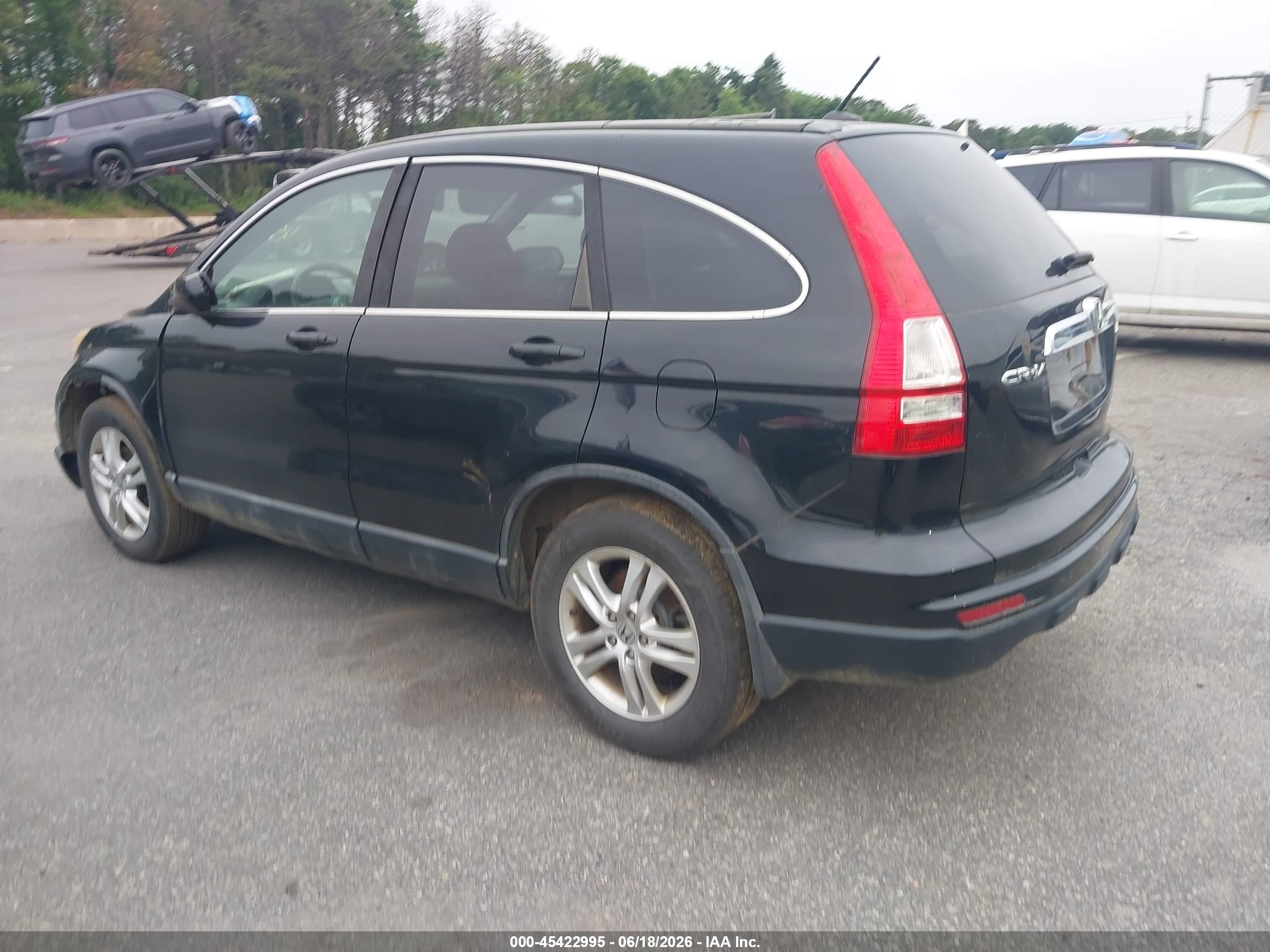 2011 Honda Cr-v Ex-l Black vin: 5J6RE4H73BL035063