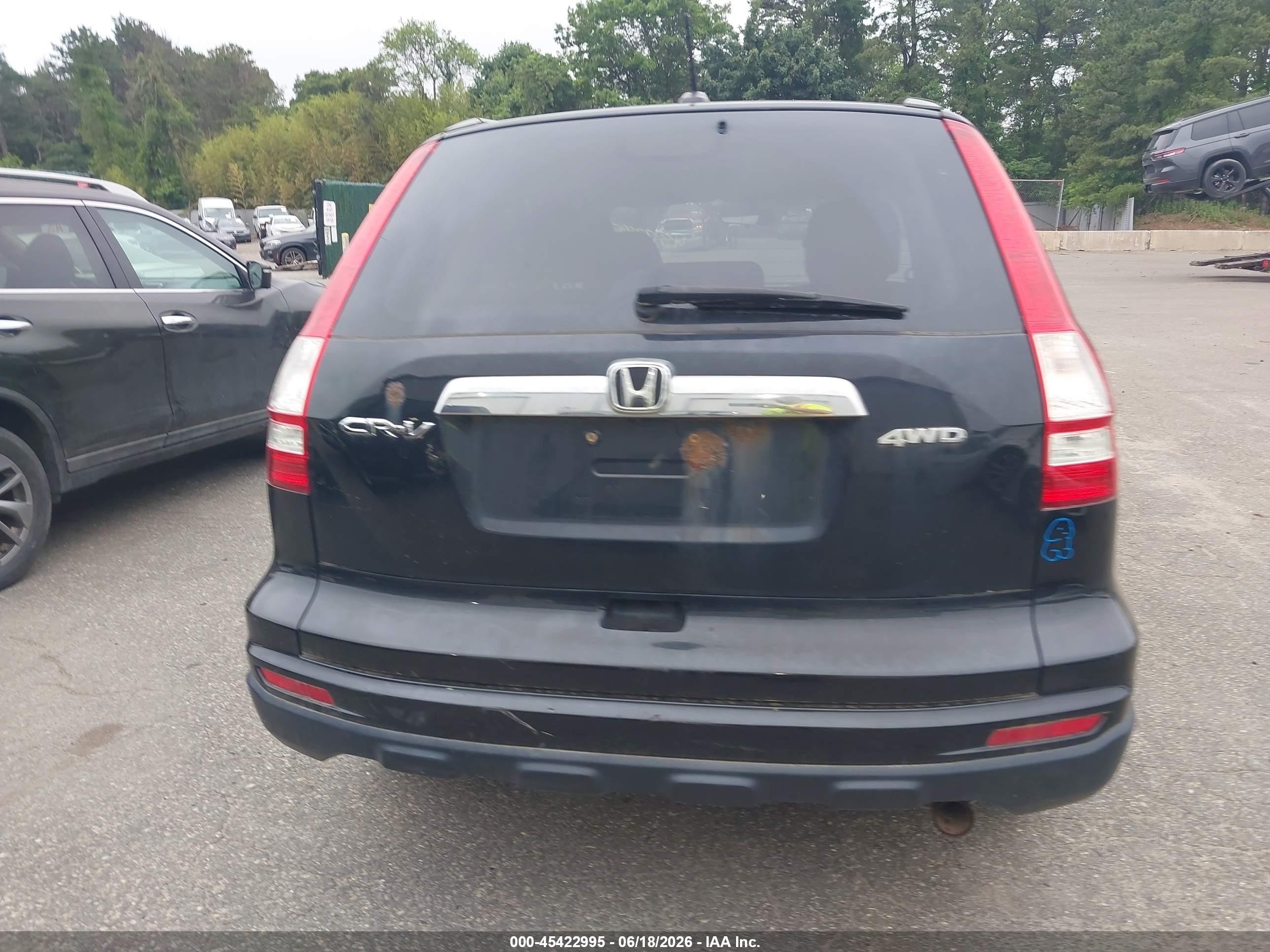 2011 Honda Cr-v Ex-l Black vin: 5J6RE4H73BL035063