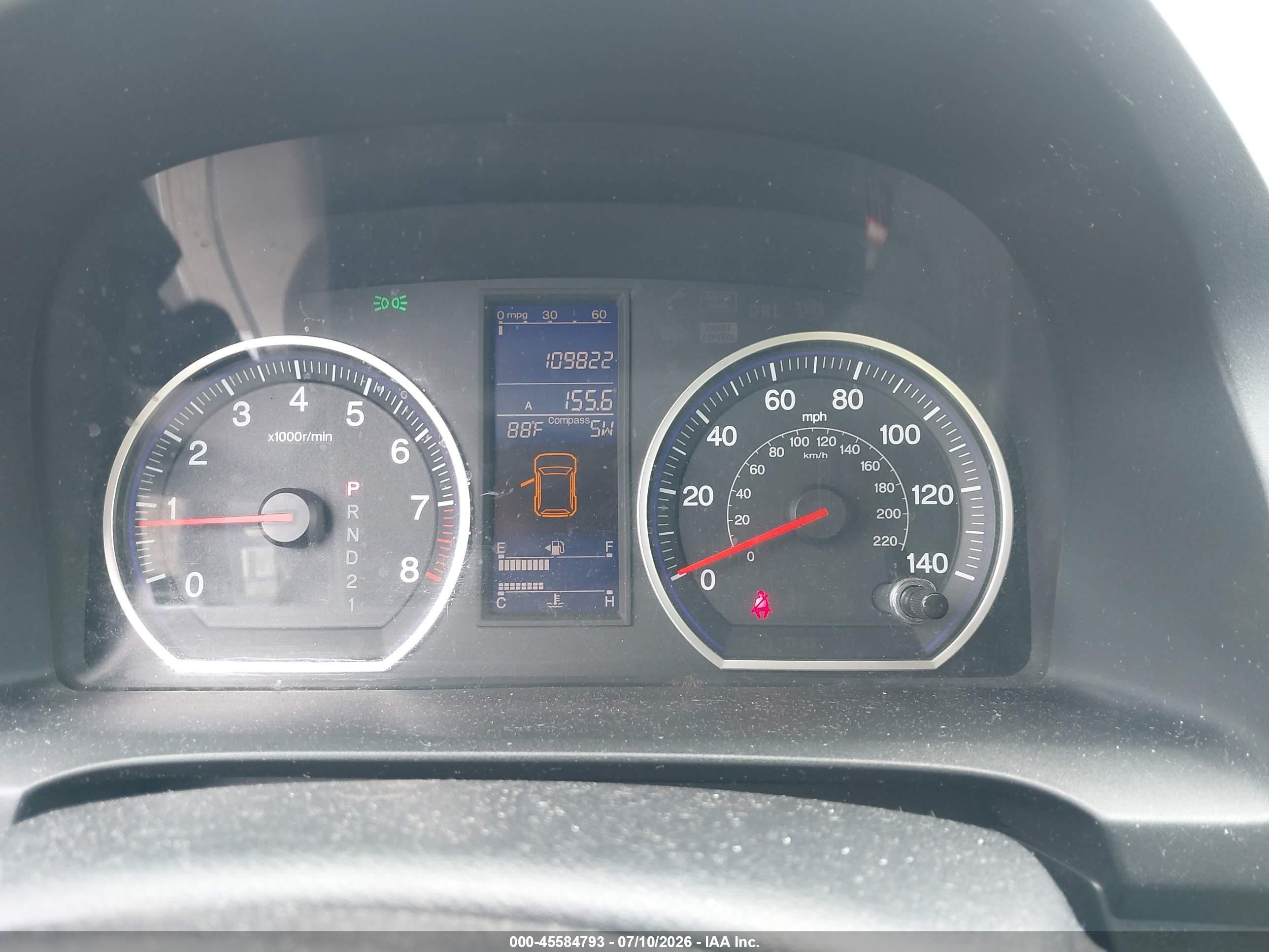 2011 Honda Cr-v Ex-l Blue vin: 5J6RE4H73BL046483