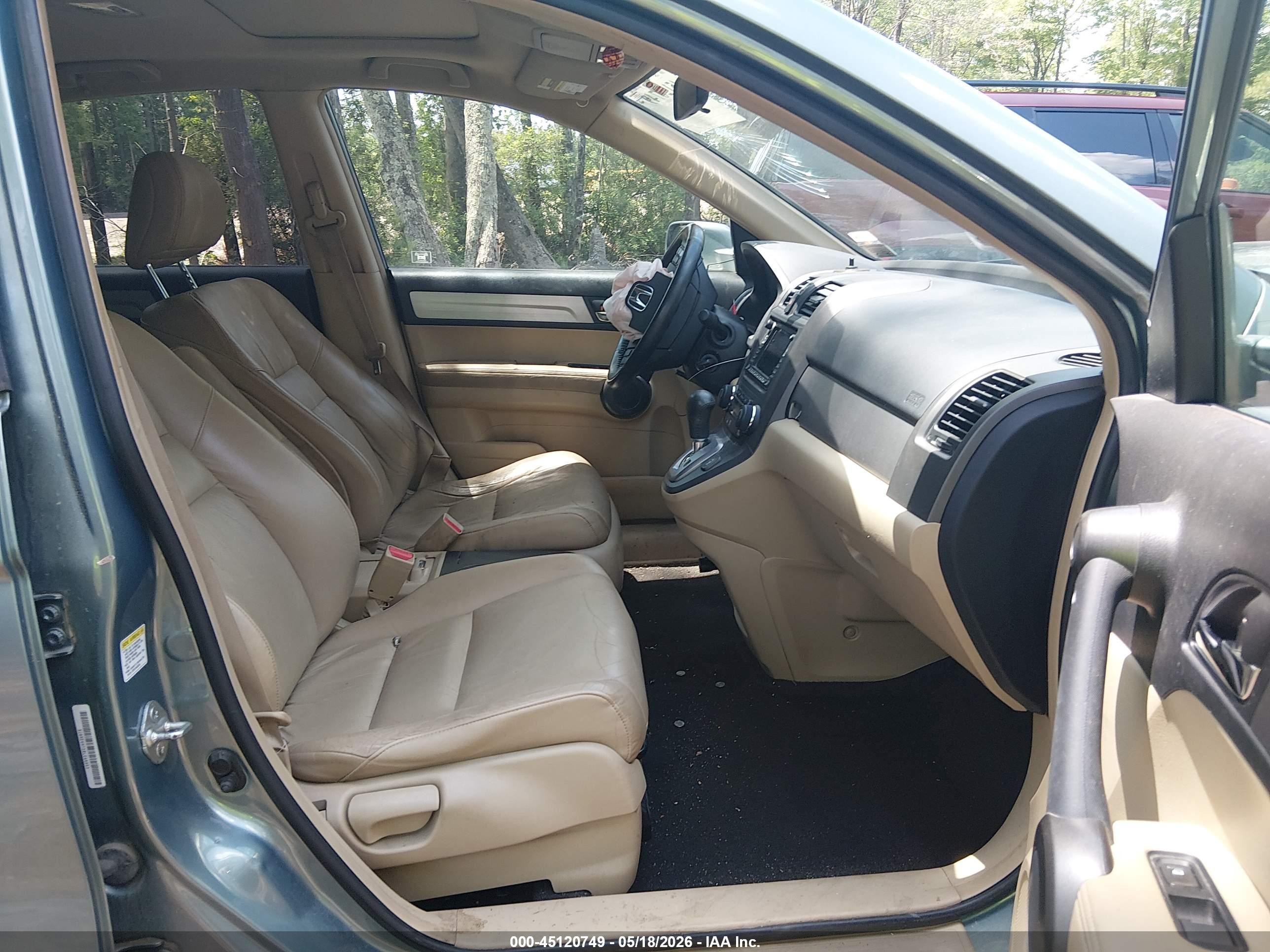 2011 Honda Cr-v Ex-l Teal vin: 5J6RE4H73BL046693