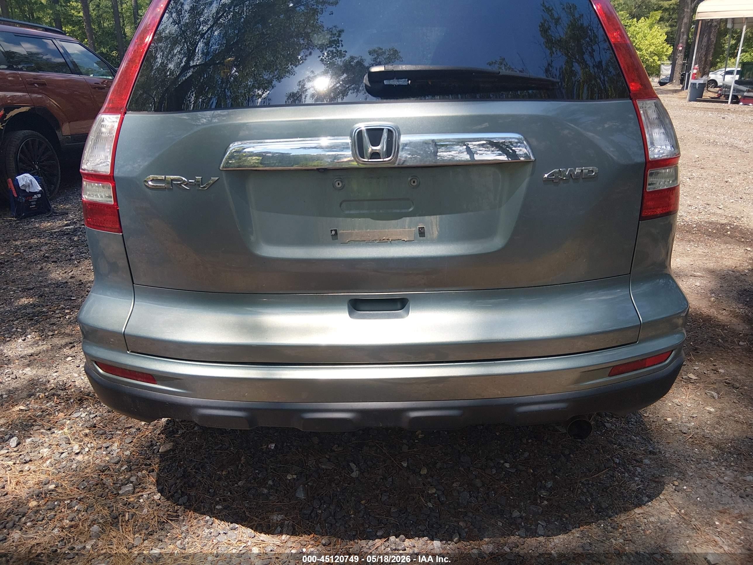 2011 Honda Cr-v Ex-l Teal vin: 5J6RE4H73BL046693