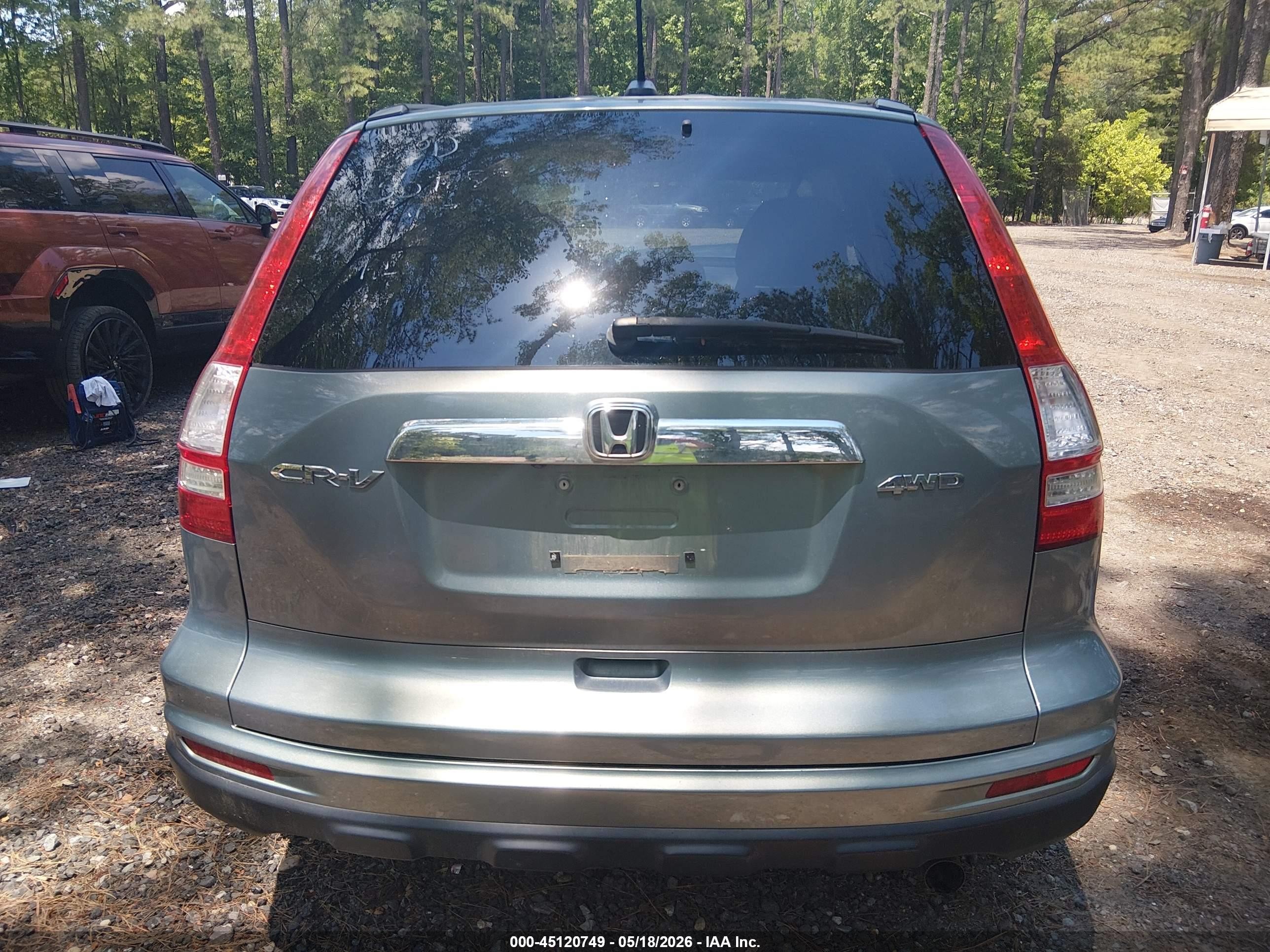 2011 Honda Cr-v Ex-l Teal vin: 5J6RE4H73BL046693