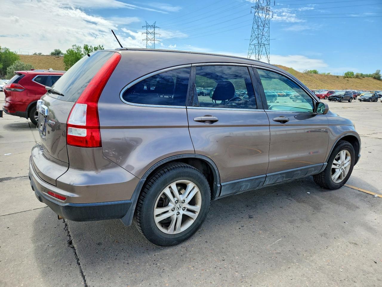 2011 Honda Cr-v Exl Brown vin: 5J6RE4H73BL052106