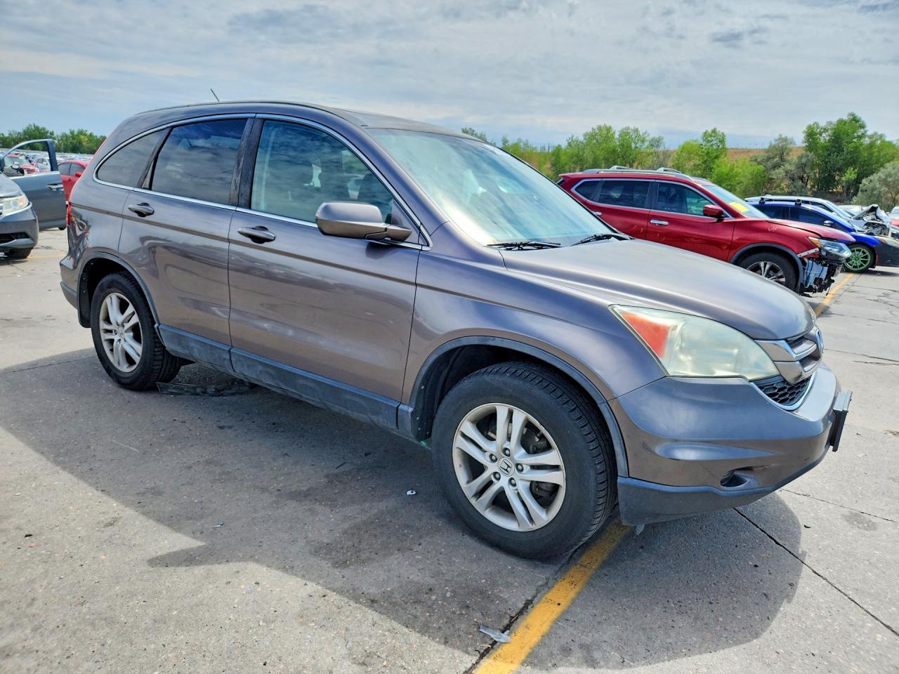 2011 Honda Cr-v Exl Brown vin: 5J6RE4H73BL052106