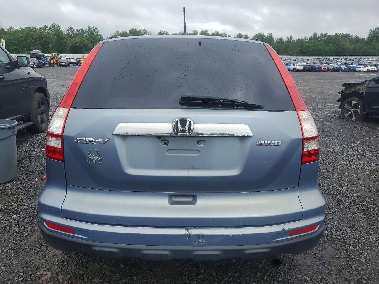 2011 Honda Cr-v Exl Blue vin: 5J6RE4H73BL057547