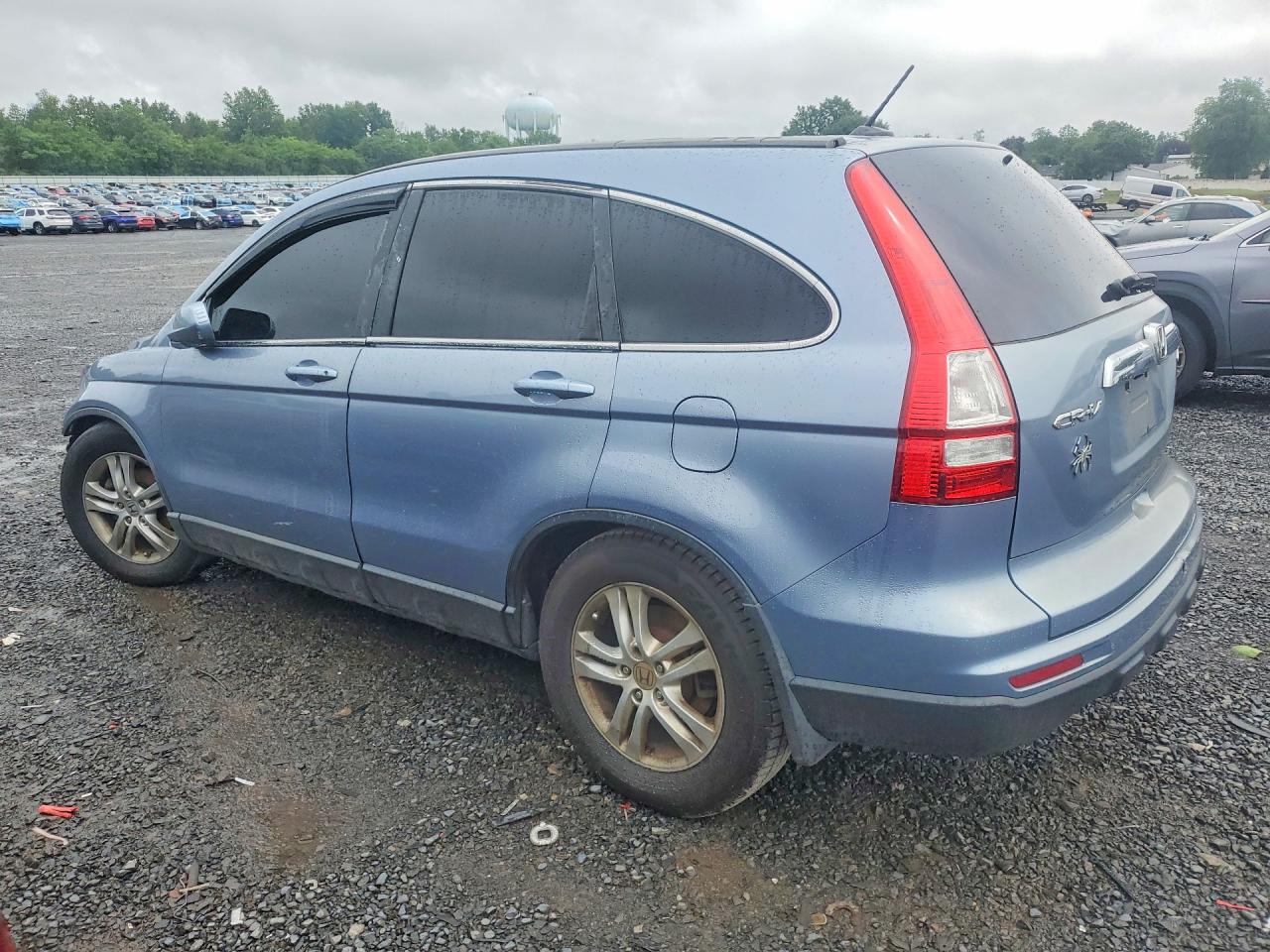 2011 Honda Cr-v Exl Blue vin: 5J6RE4H73BL057547