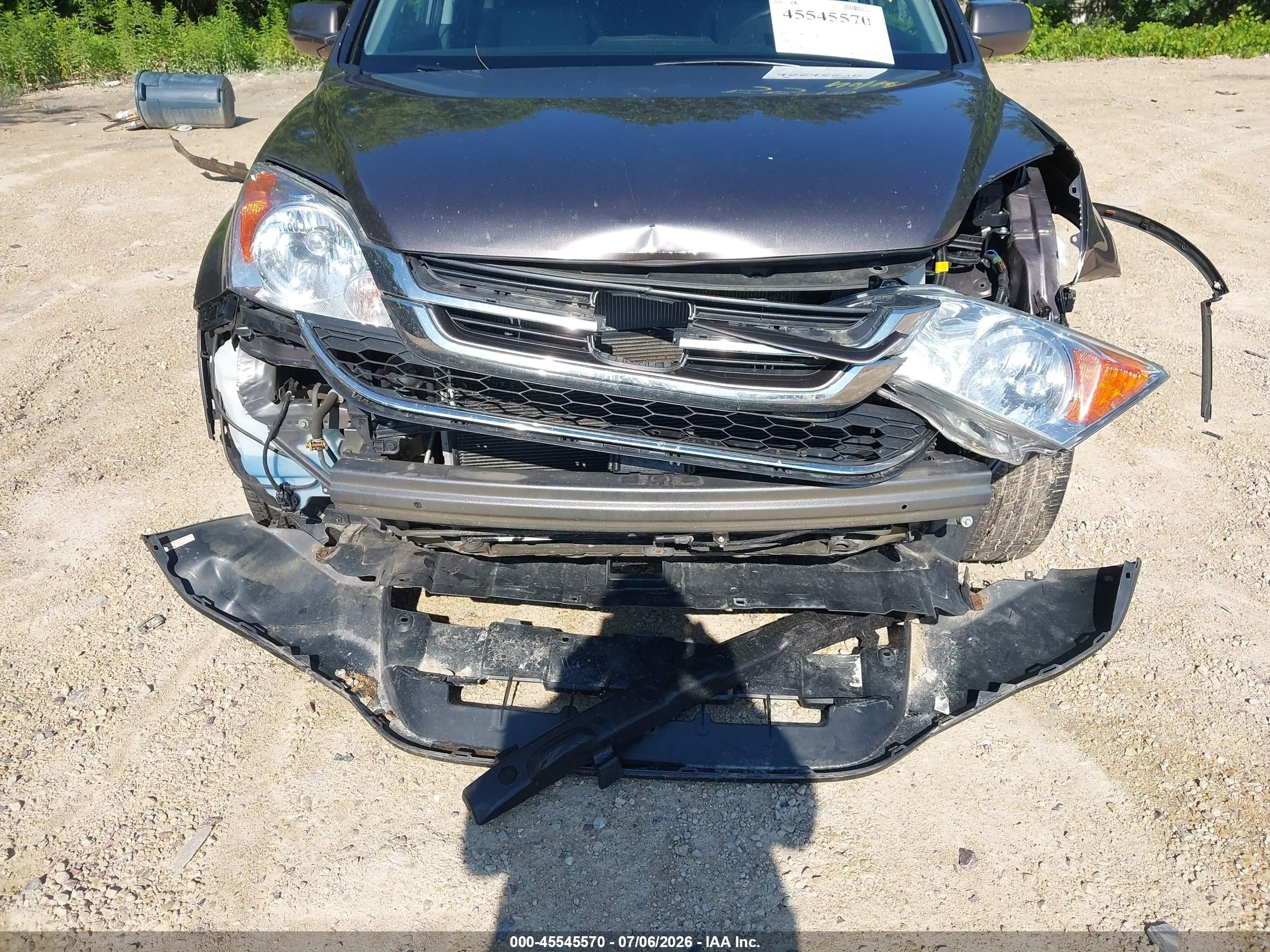 2011 Honda Cr-v Ex-l Gray vin: 5J6RE4H73BL061498