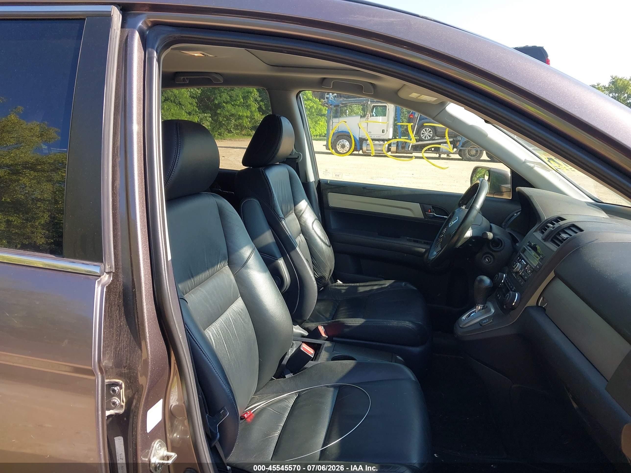 2011 Honda Cr-v Ex-l Gray vin: 5J6RE4H73BL061498