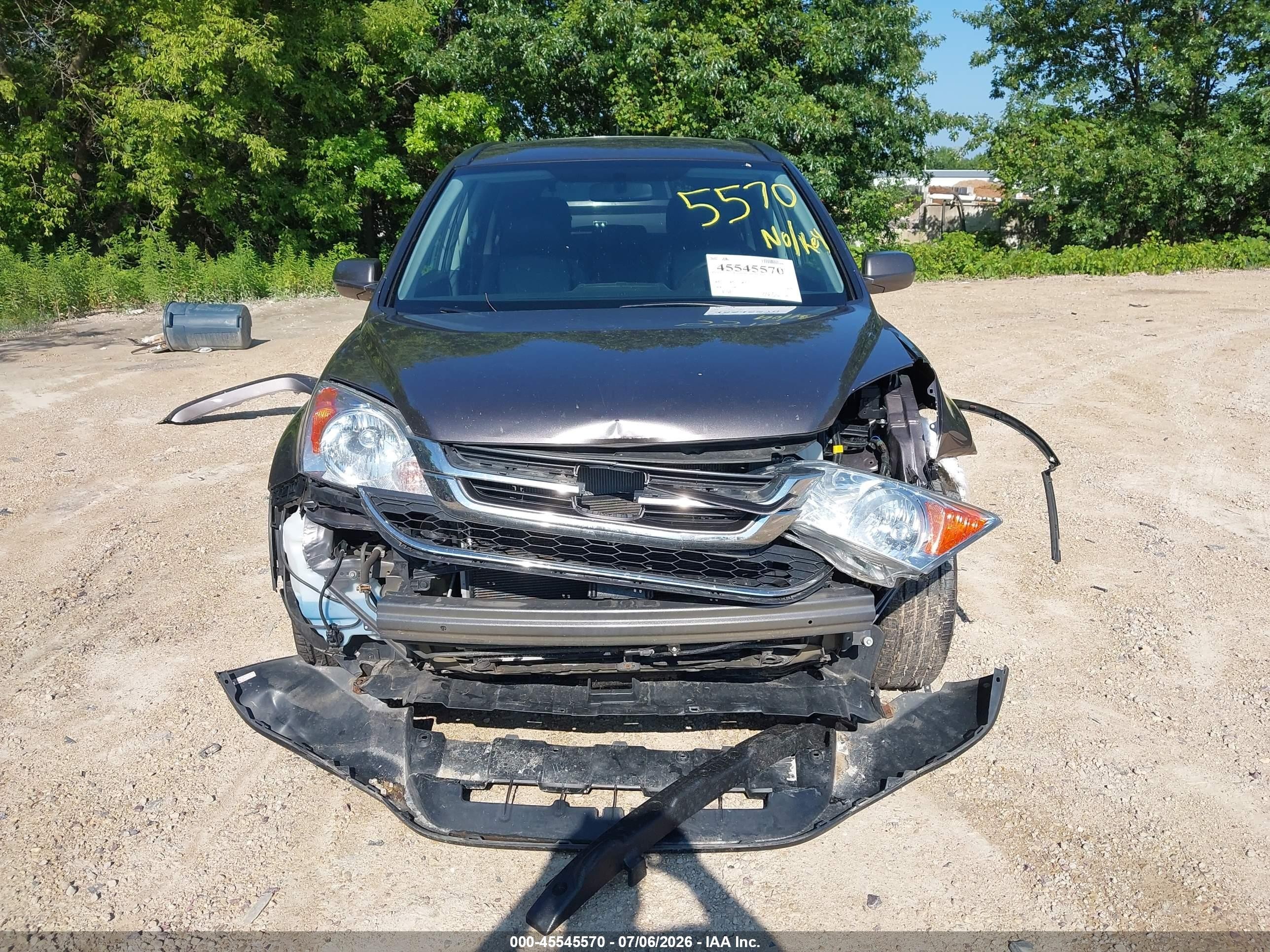 2011 Honda Cr-v Ex-l Gray vin: 5J6RE4H73BL061498