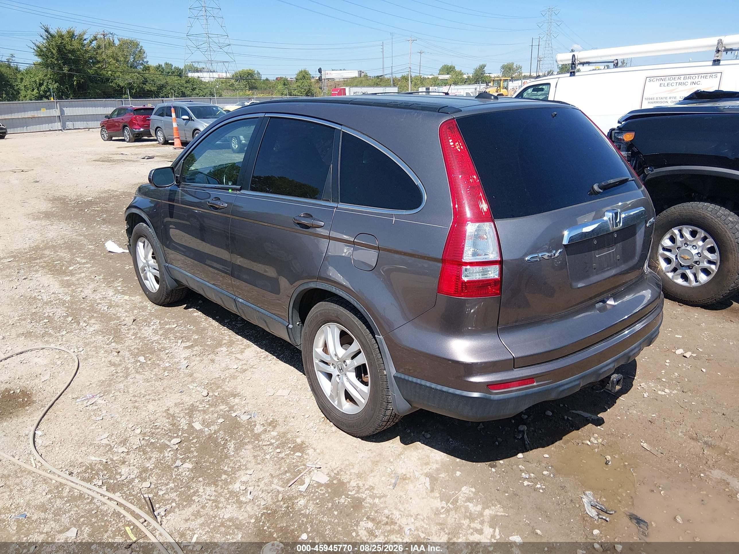 2011 Honda Cr-v Ex-l Gray vin: 5J6RE4H73BL084019