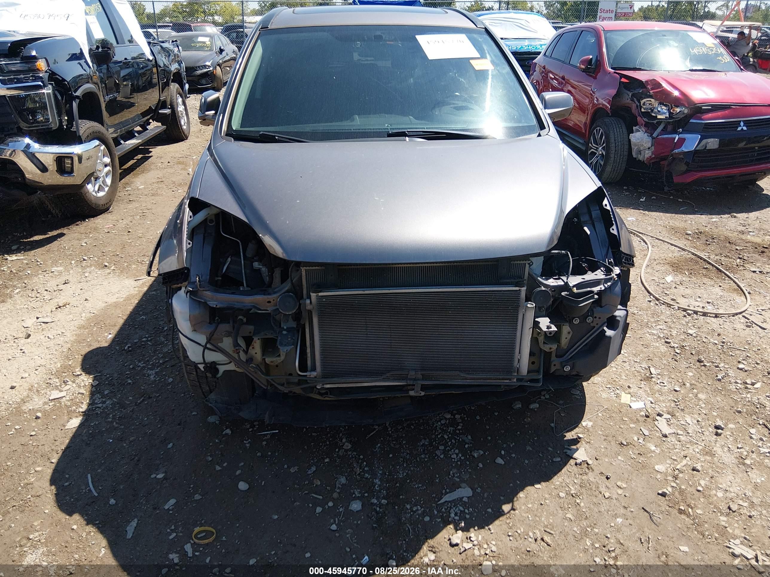 2011 Honda Cr-v Ex-l Gray vin: 5J6RE4H73BL084019