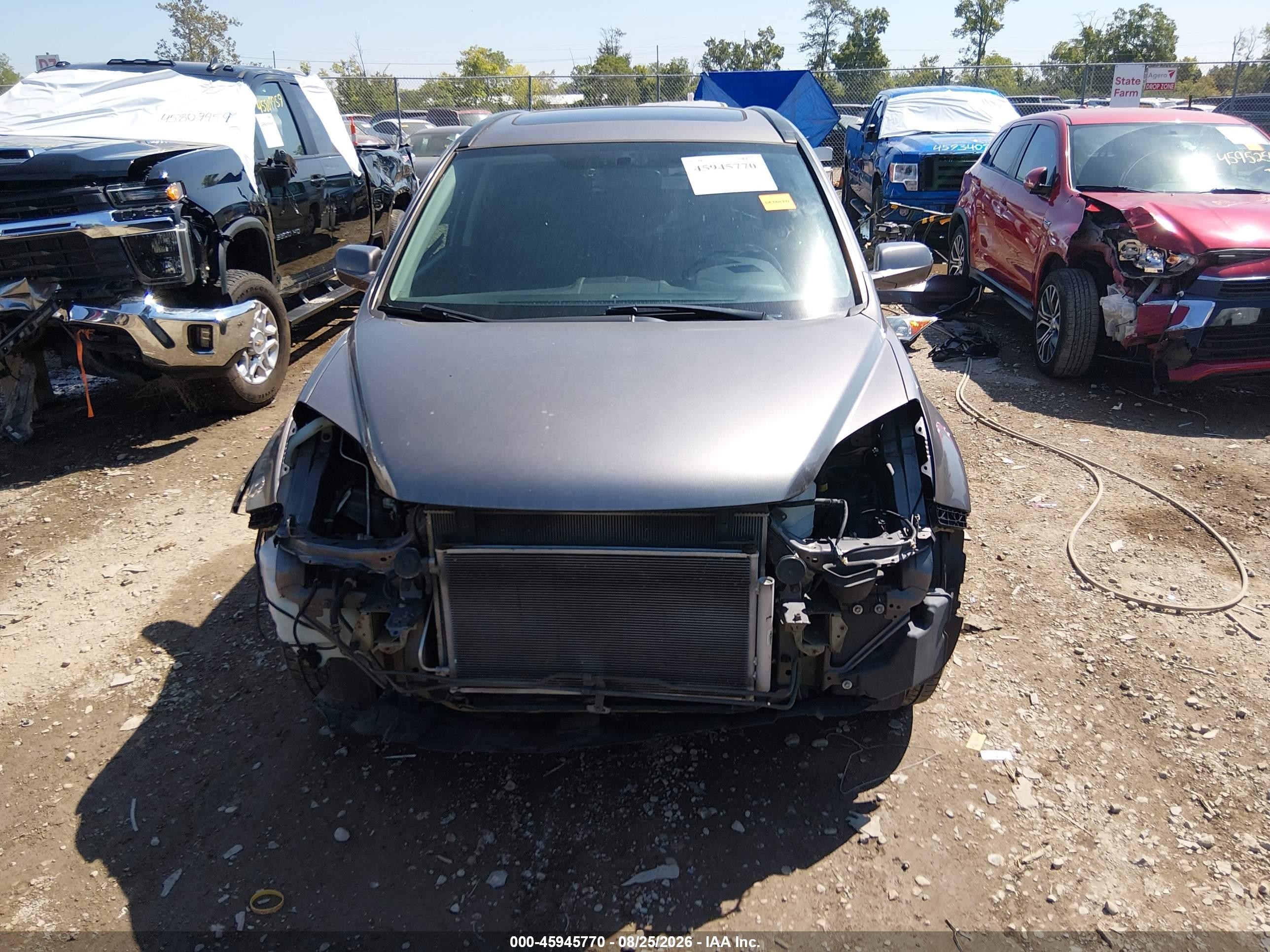 2011 Honda Cr-v Ex-l Gray vin: 5J6RE4H73BL084019