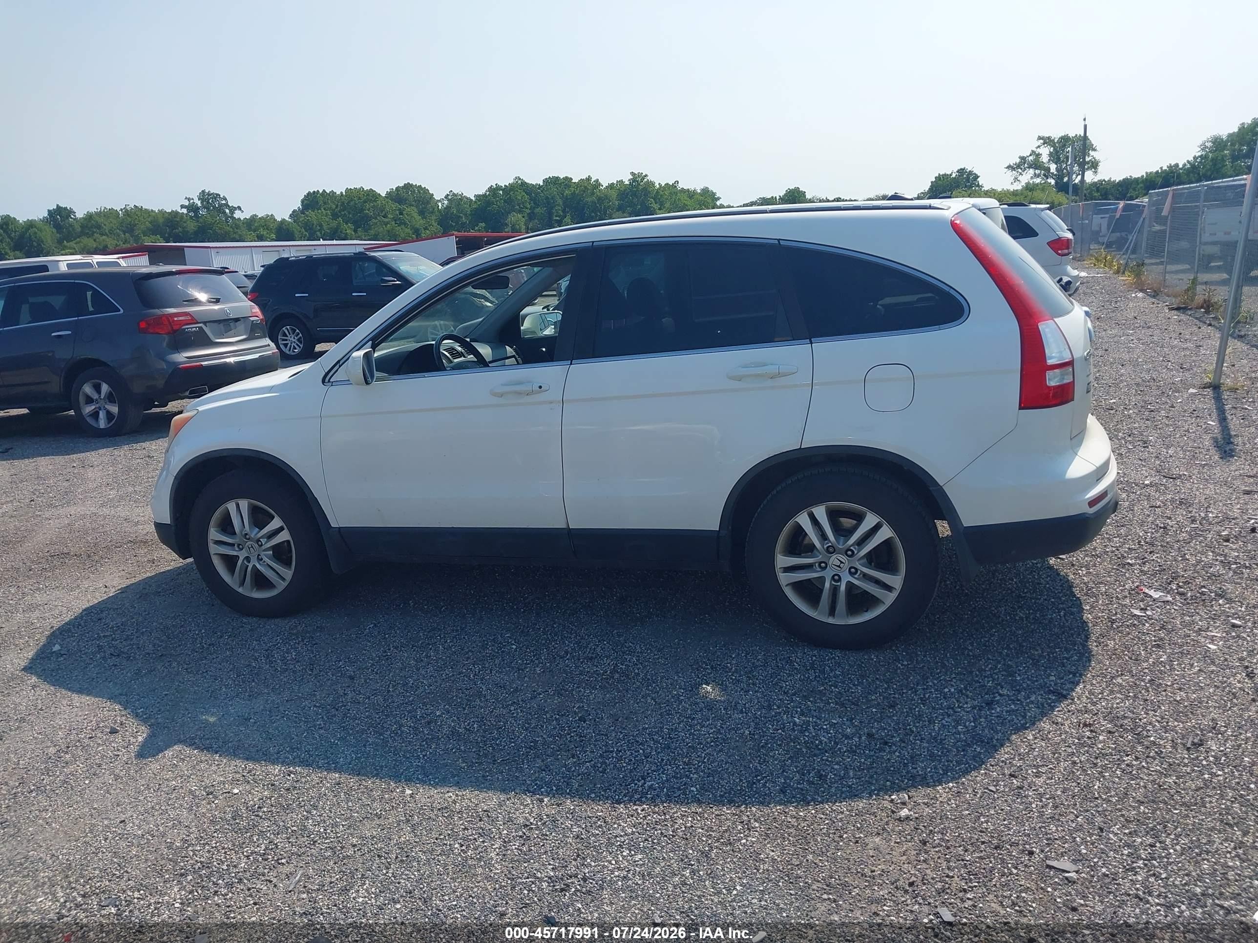 2011 Honda Cr-v Ex-l Белый vin: 5J6RE4H73BL086269