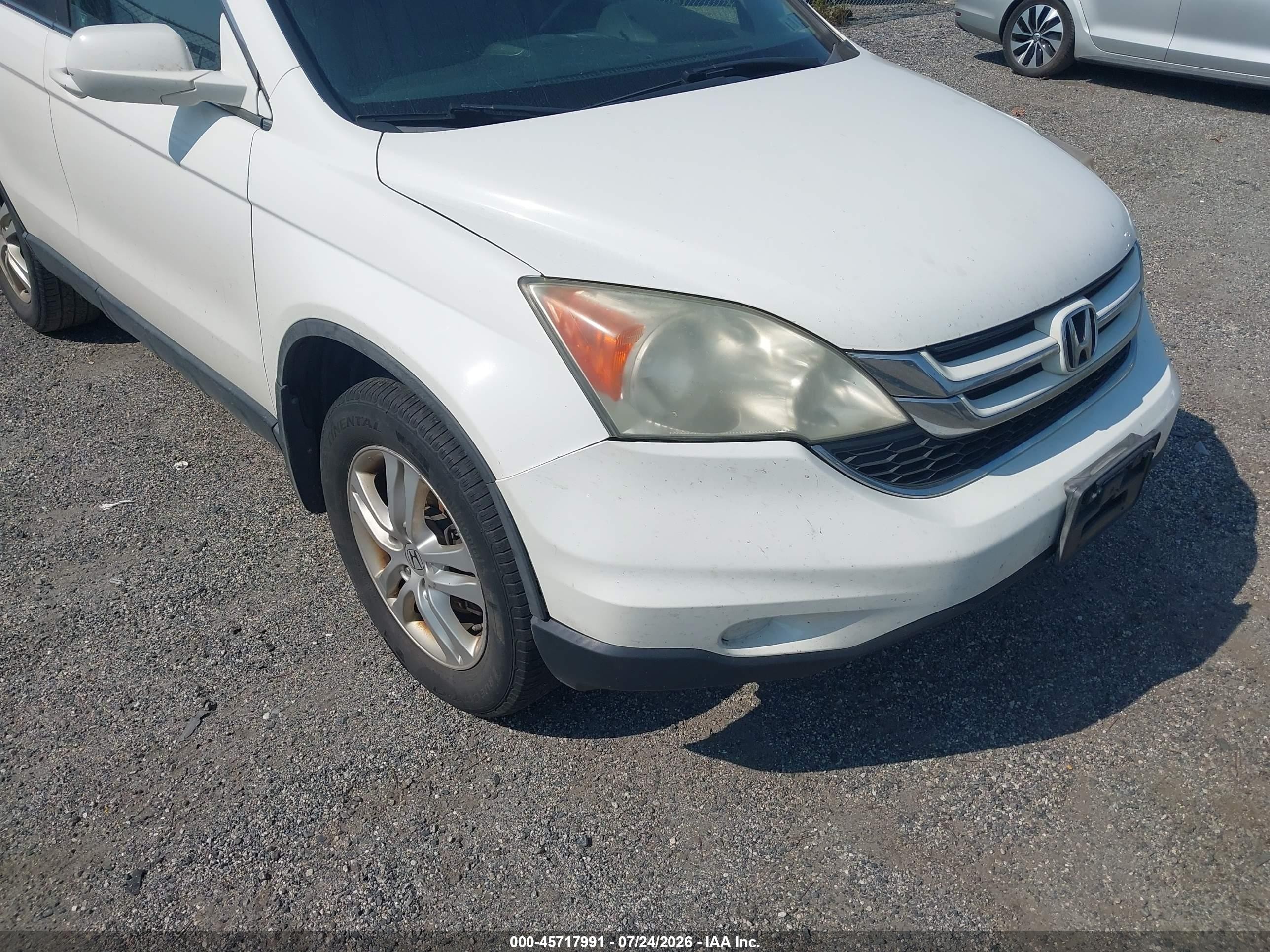 2011 Honda Cr-v Ex-l Белый vin: 5J6RE4H73BL086269