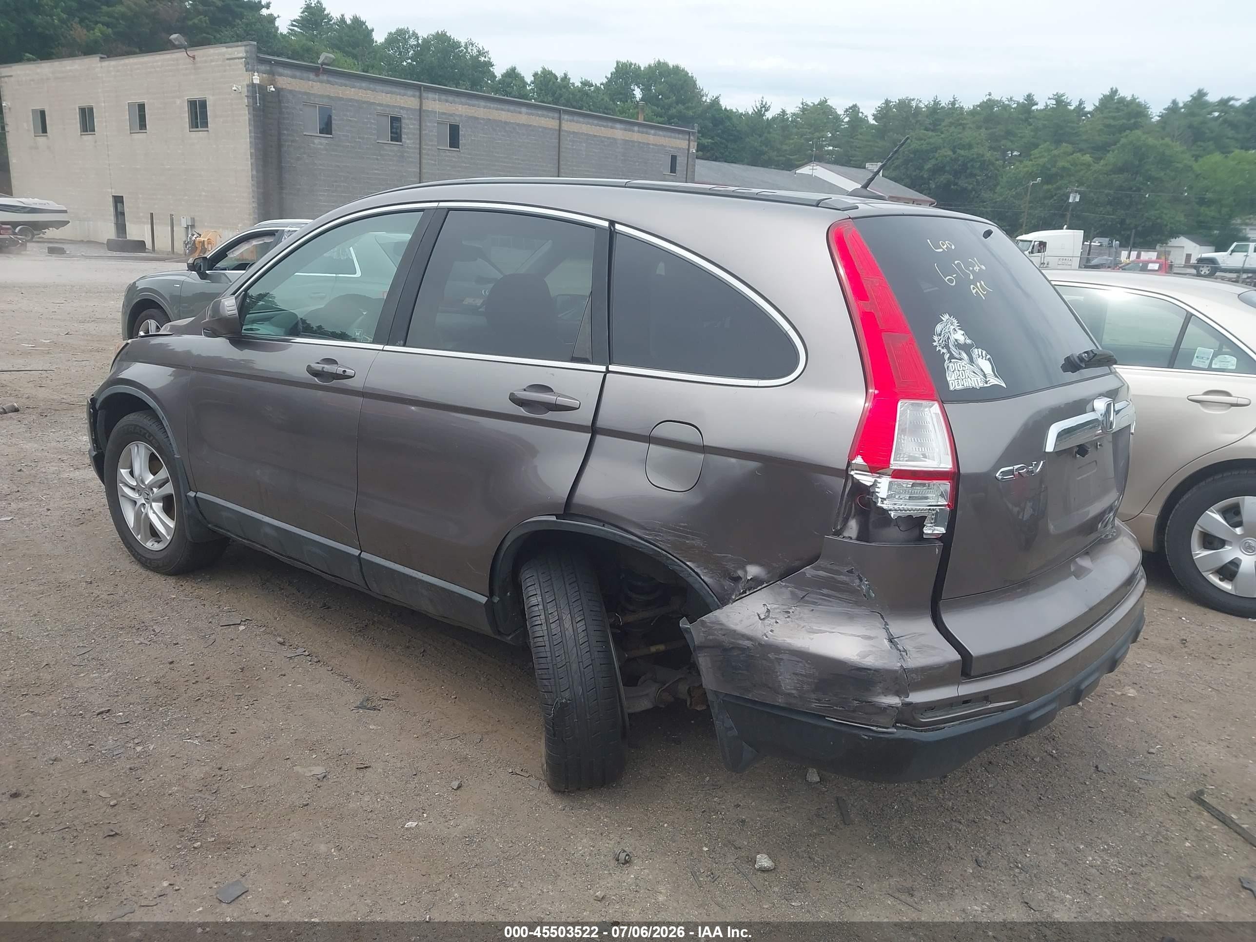 2011 Honda Cr-v Ex-l Brown vin: 5J6RE4H73BL088586