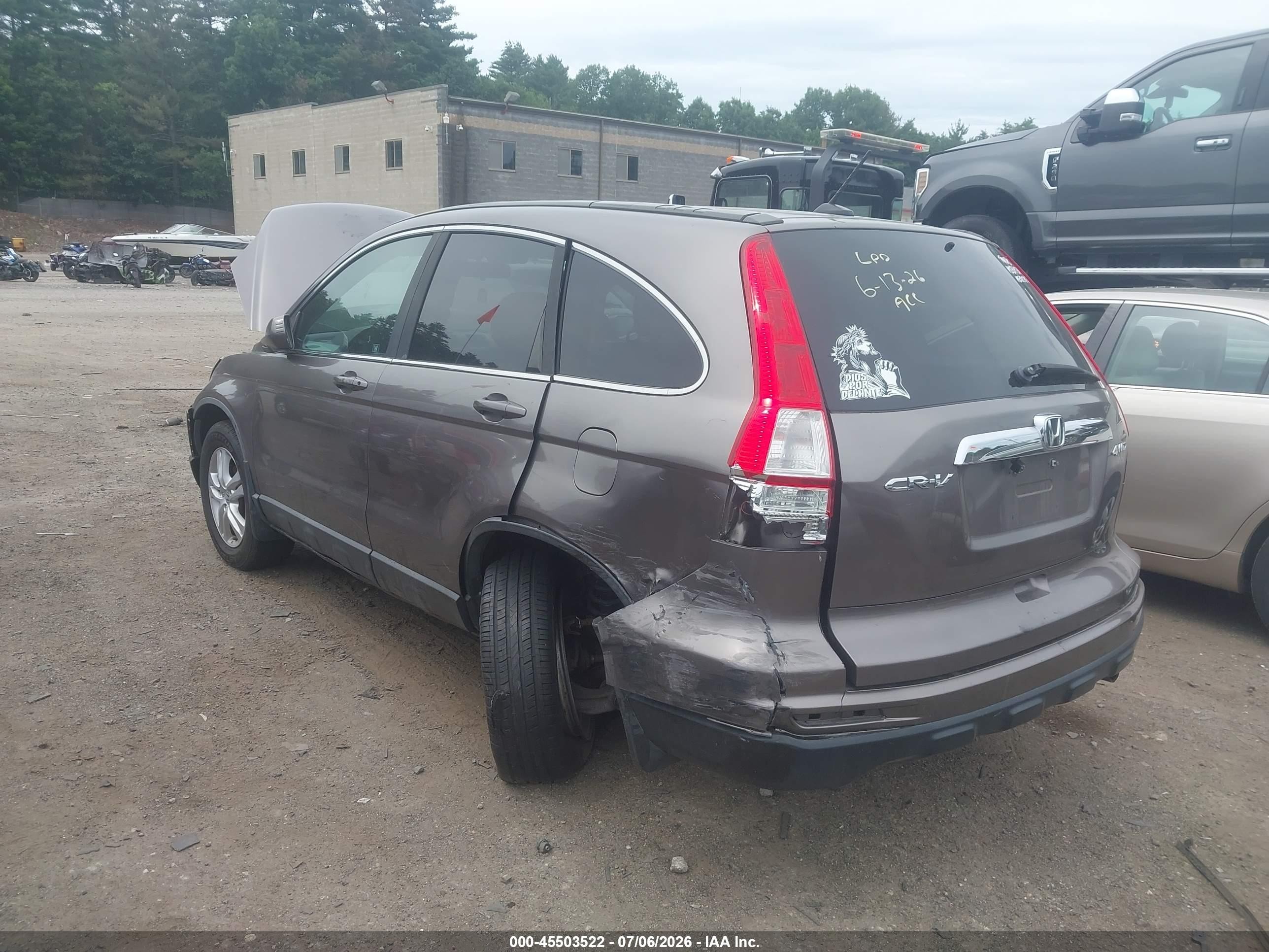 2011 Honda Cr-v Ex-l Brown vin: 5J6RE4H73BL088586