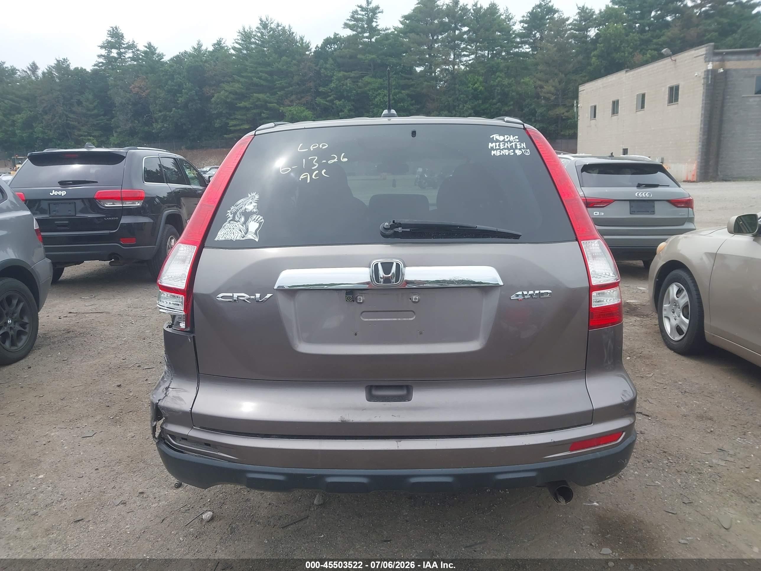 2011 Honda Cr-v Ex-l Brown vin: 5J6RE4H73BL088586