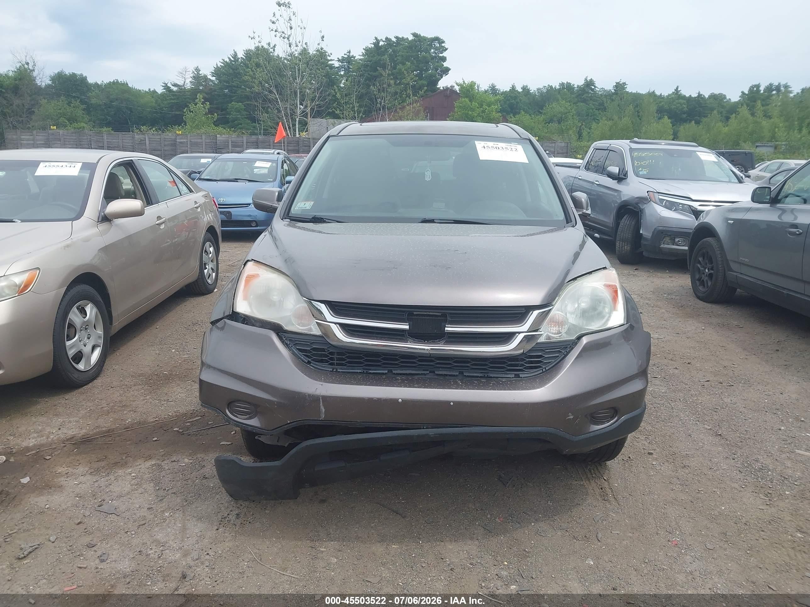 2011 Honda Cr-v Ex-l Brown vin: 5J6RE4H73BL088586