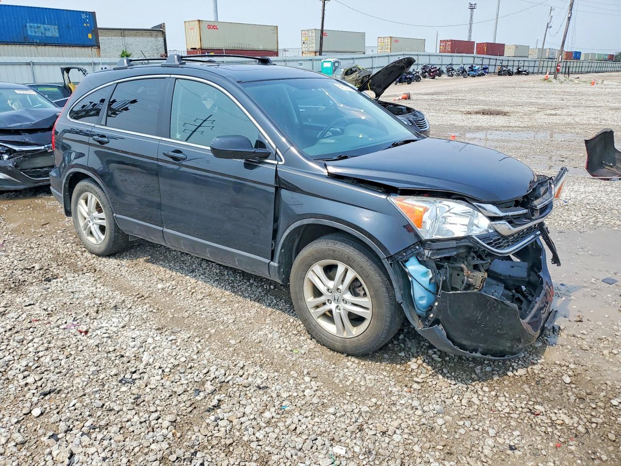 2011 Honda Cr-v Exl Black vin: 5J6RE4H73BL089933