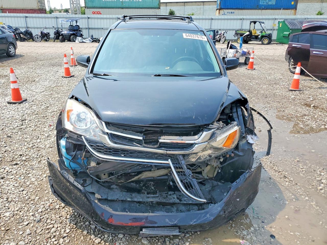 2011 Honda Cr-v Exl Black vin: 5J6RE4H73BL089933