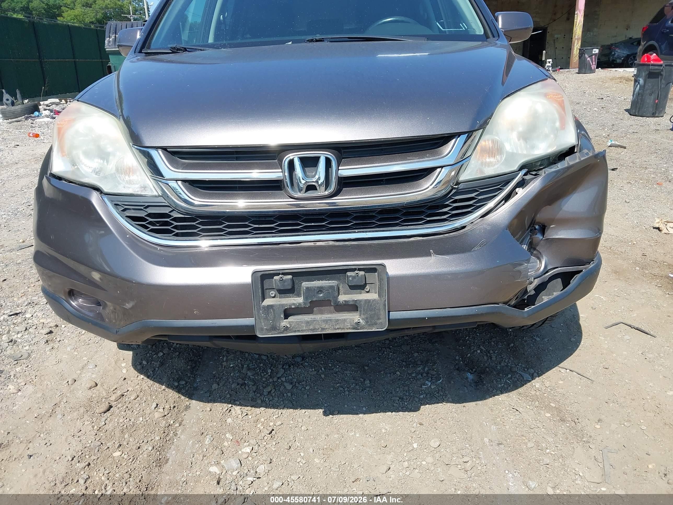 2011 Honda Cr-v Ex-l Коричневый vin: 5J6RE4H73BL100591