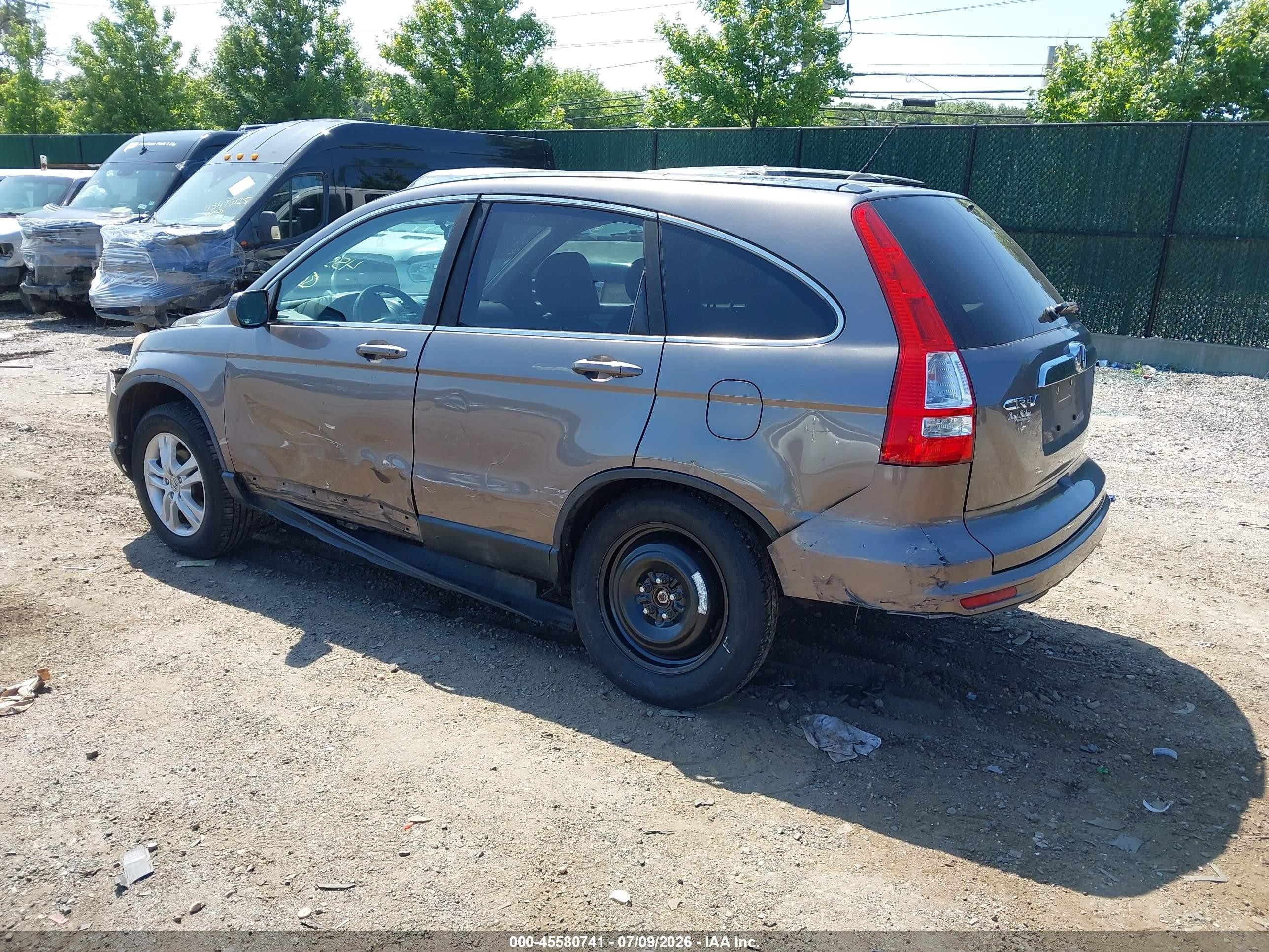 2011 Honda Cr-v Ex-l Коричневый vin: 5J6RE4H73BL100591