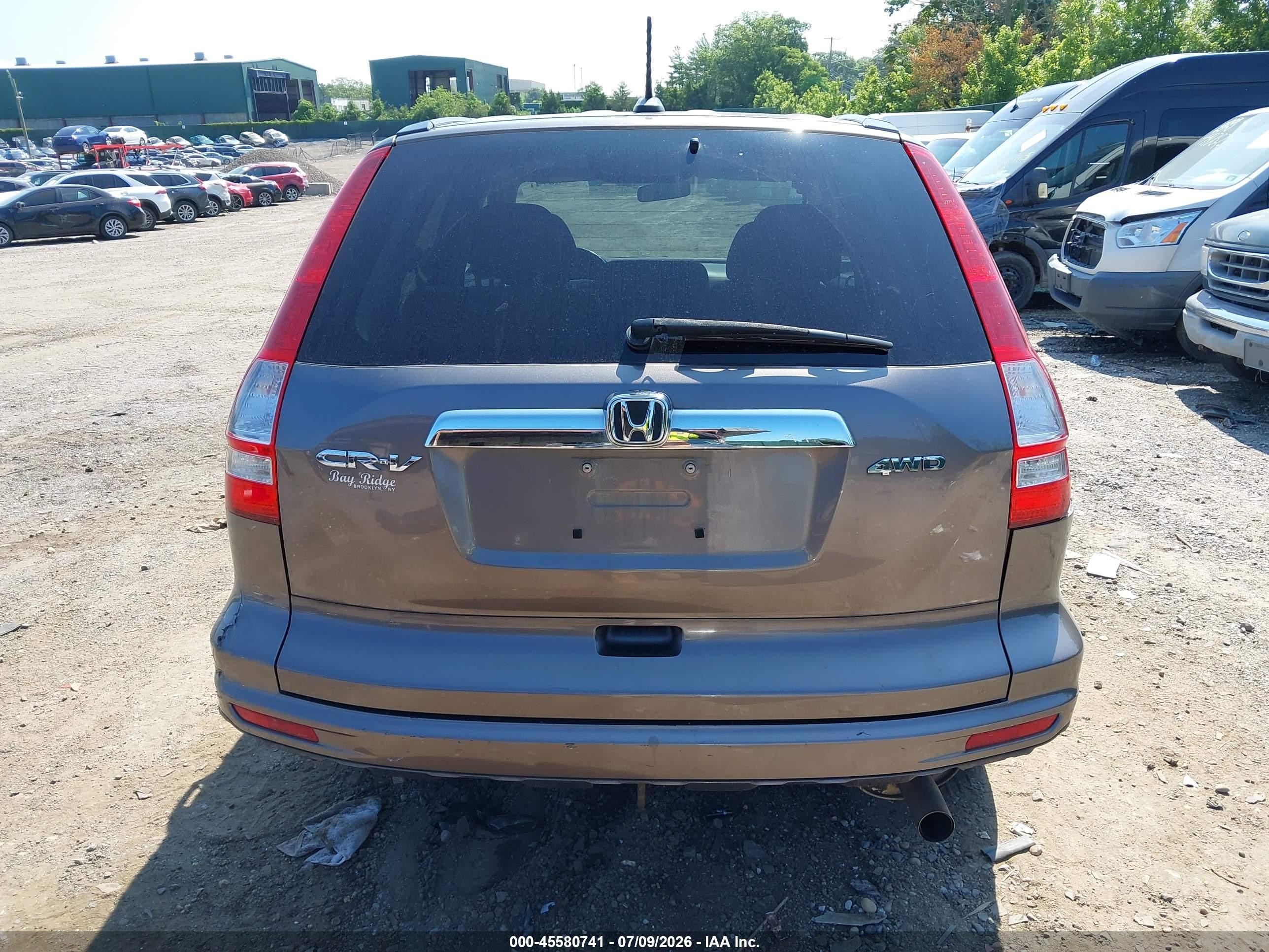 2011 Honda Cr-v Ex-l Коричневый vin: 5J6RE4H73BL100591