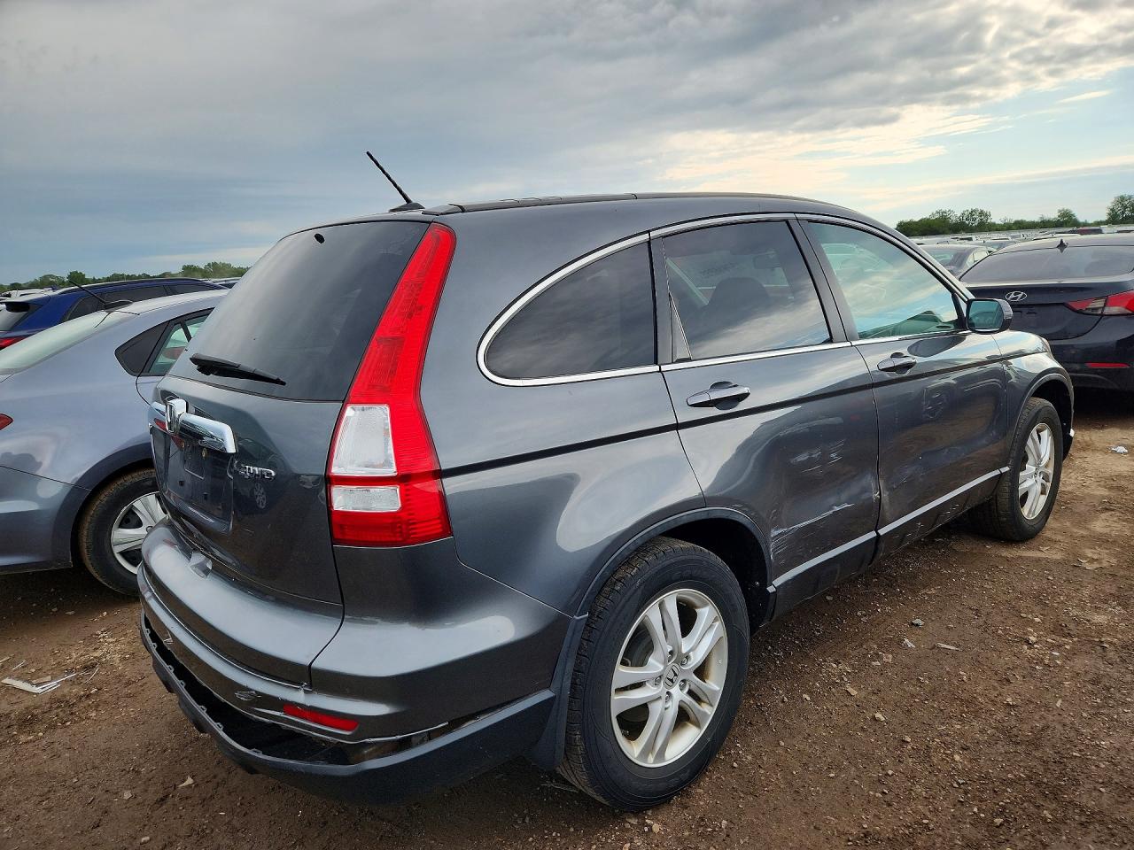 2011 Honda Cr-v Exl Gray vin: 5J6RE4H73BL103698