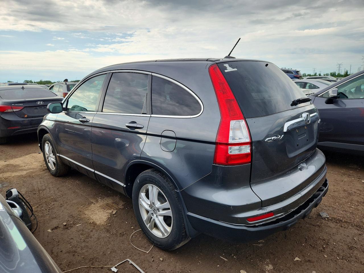 2011 Honda Cr-v Exl Gray vin: 5J6RE4H73BL103698