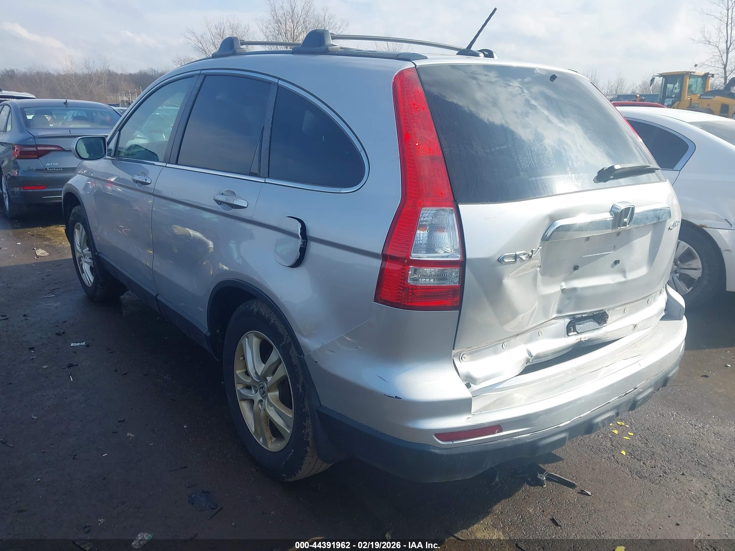2011 Honda Cr-v Ex-l Серебряный vin: 5J6RE4H73BL104155