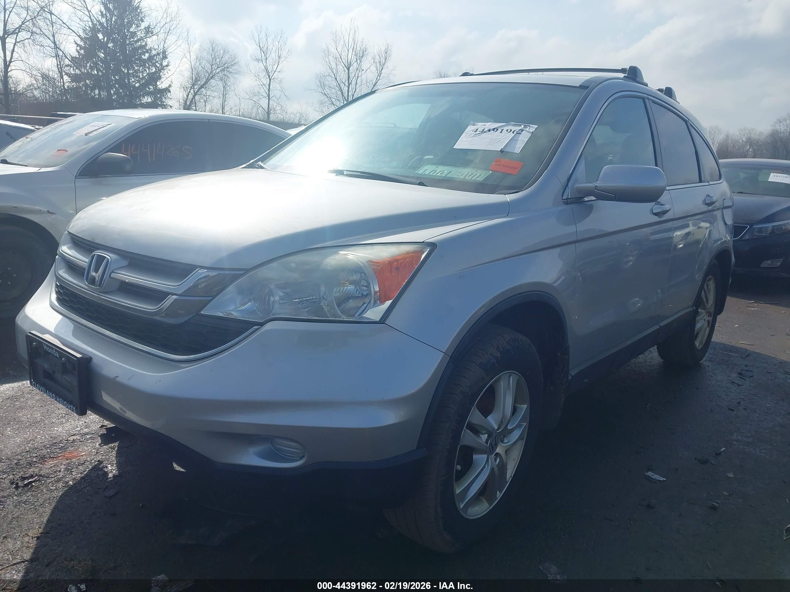 2011 Honda Cr-v Ex-l Серебряный vin: 5J6RE4H73BL104155