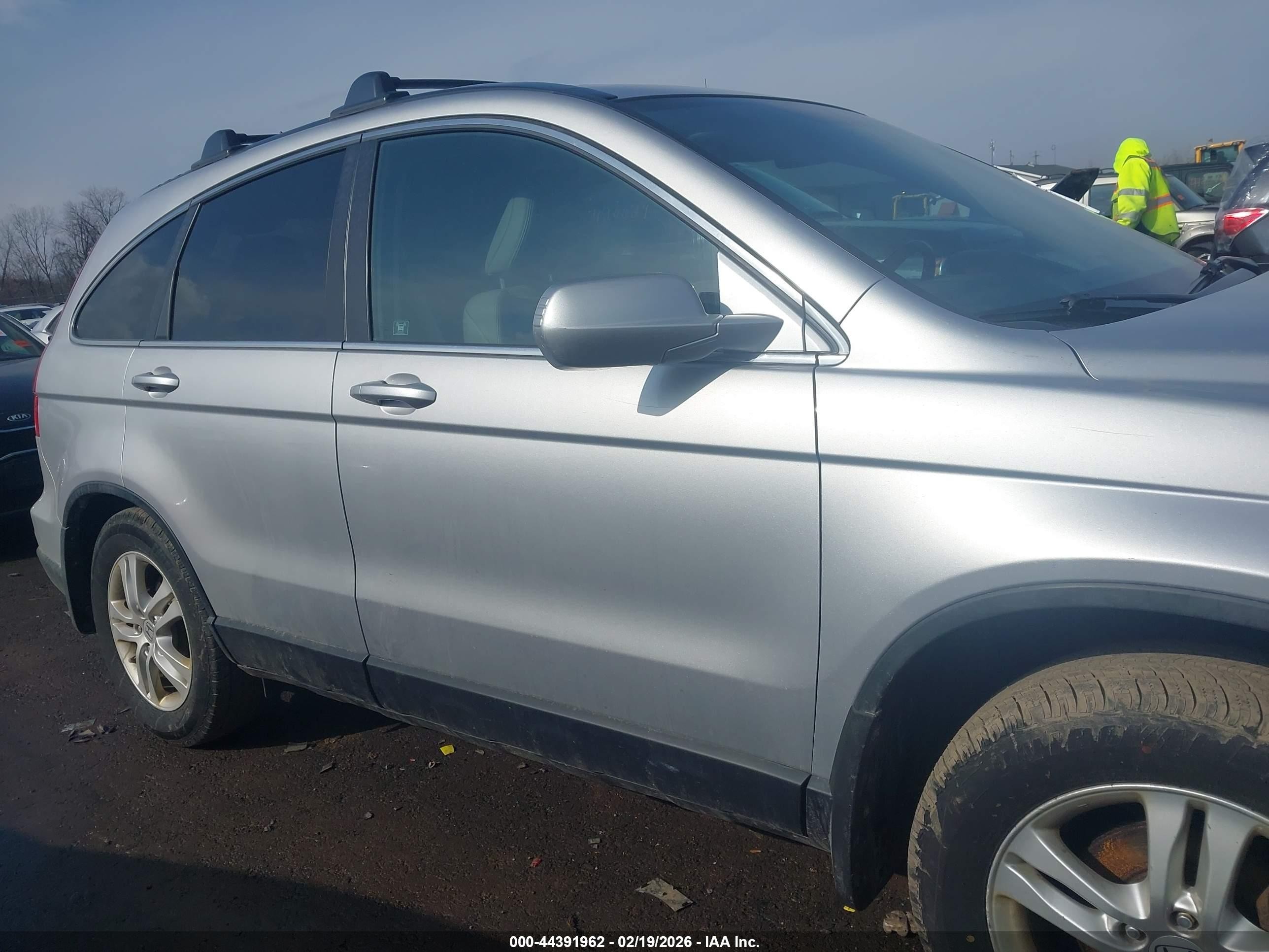 2011 Honda Cr-v Ex-l Серебряный vin: 5J6RE4H73BL104155