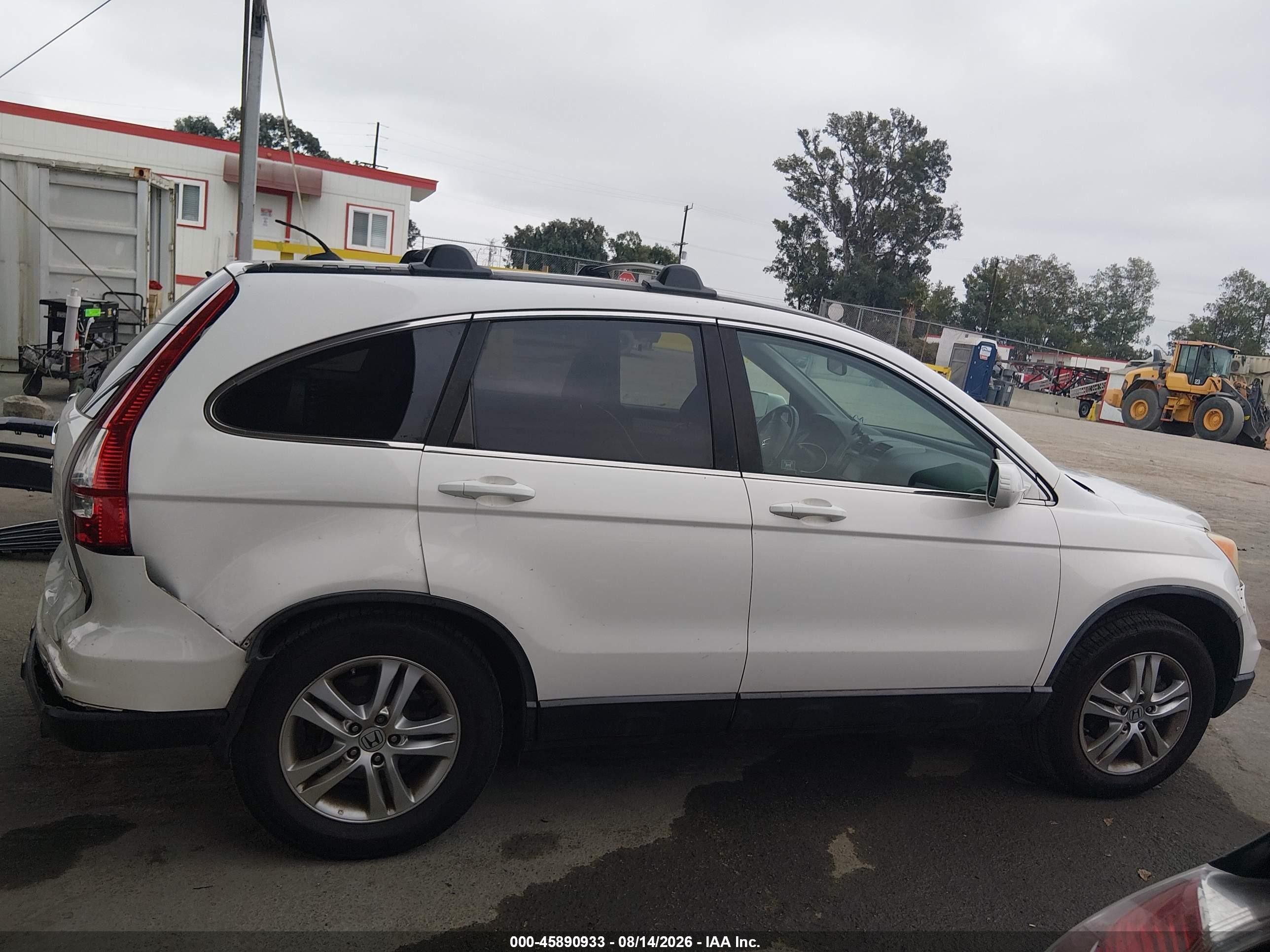 2011 Honda Cr-v Ex-l White vin: 5J6RE4H73BL115804
