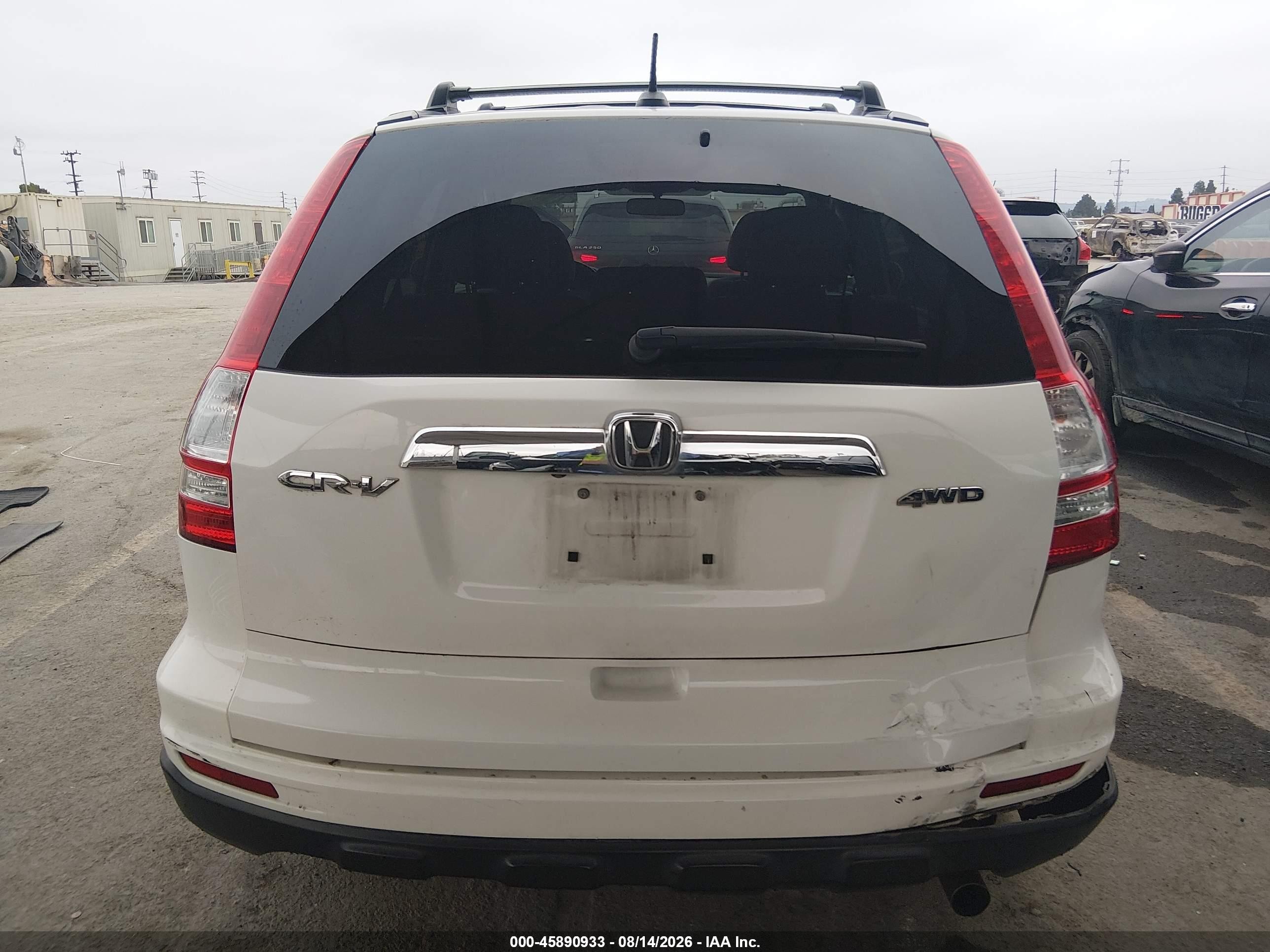2011 Honda Cr-v Ex-l White vin: 5J6RE4H73BL115804