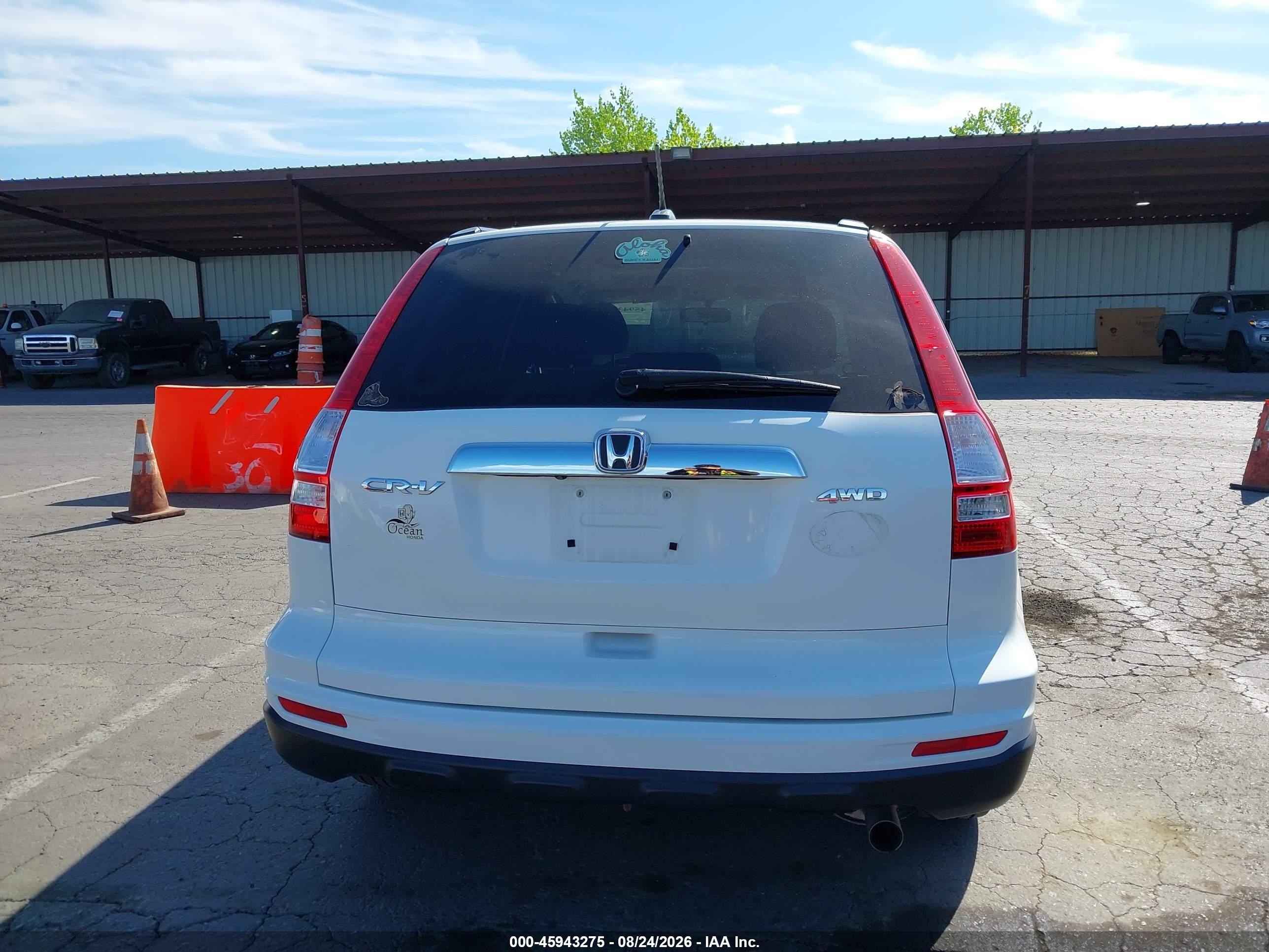 2011 Honda Cr-v Ex-l Белый vin: 5J6RE4H73BL115821