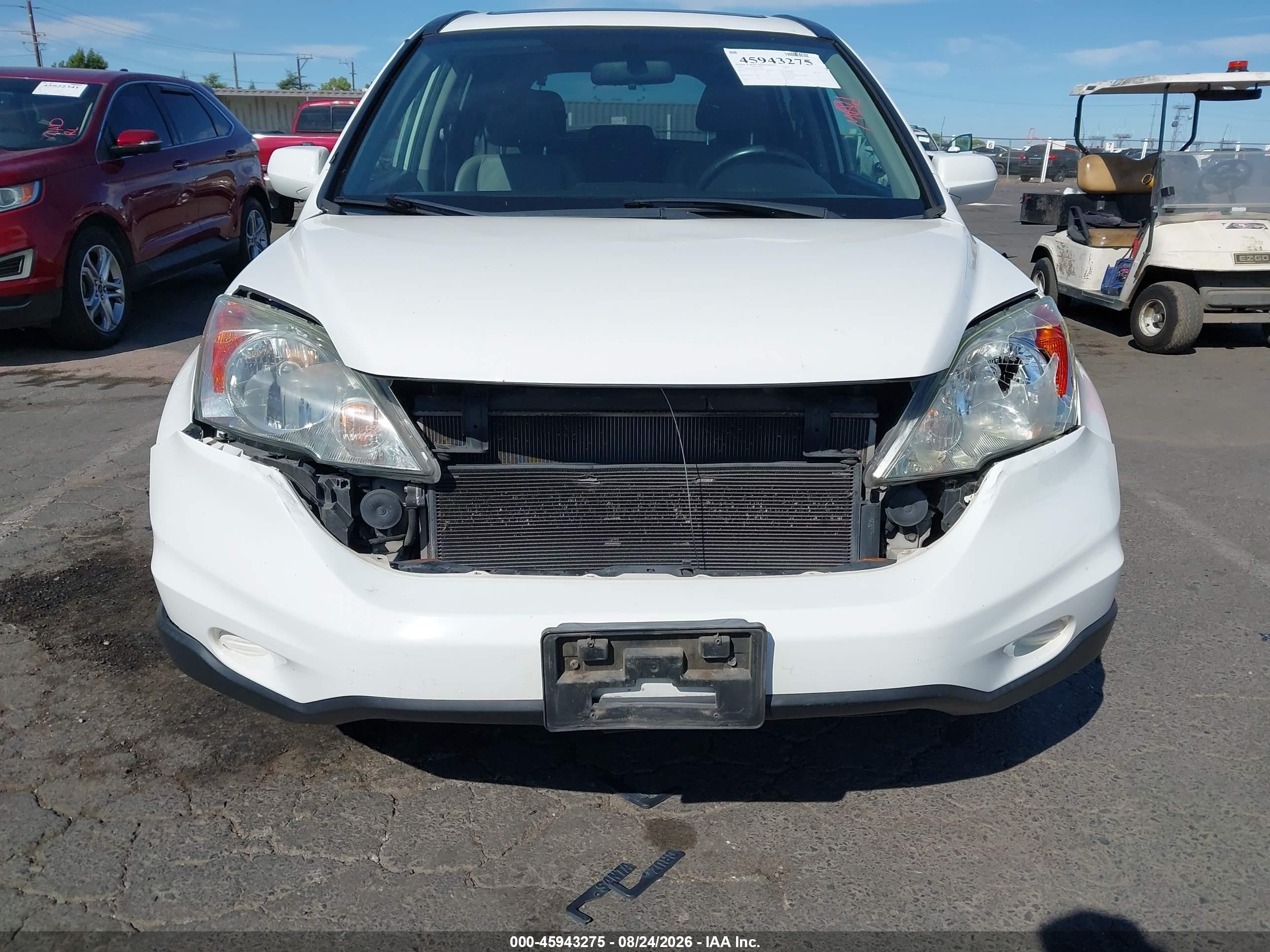 2011 Honda Cr-v Ex-l Белый vin: 5J6RE4H73BL115821