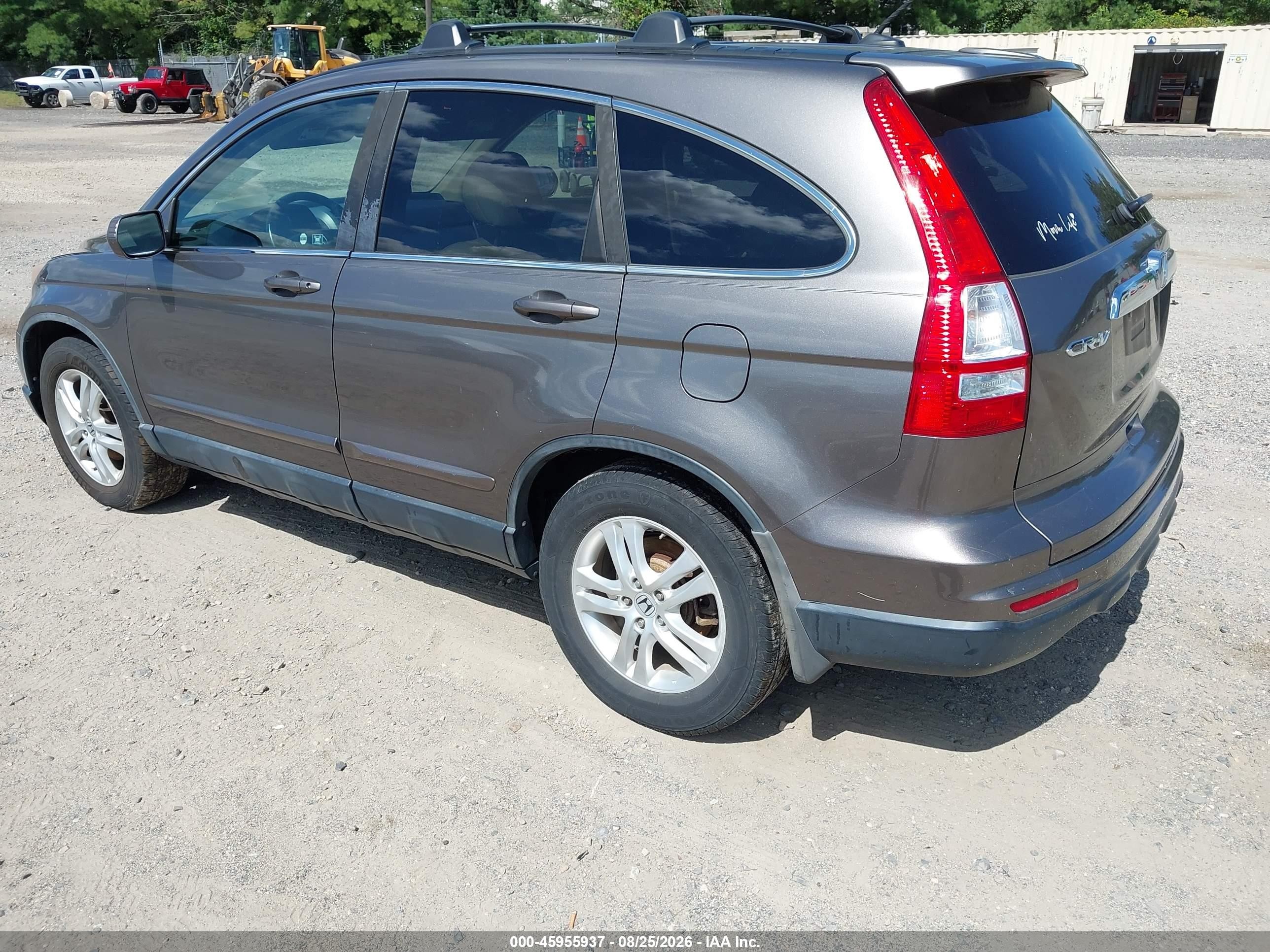 2010 Honda Cr-v Ex-l Brown vin: 5J6RE4H74AL028637