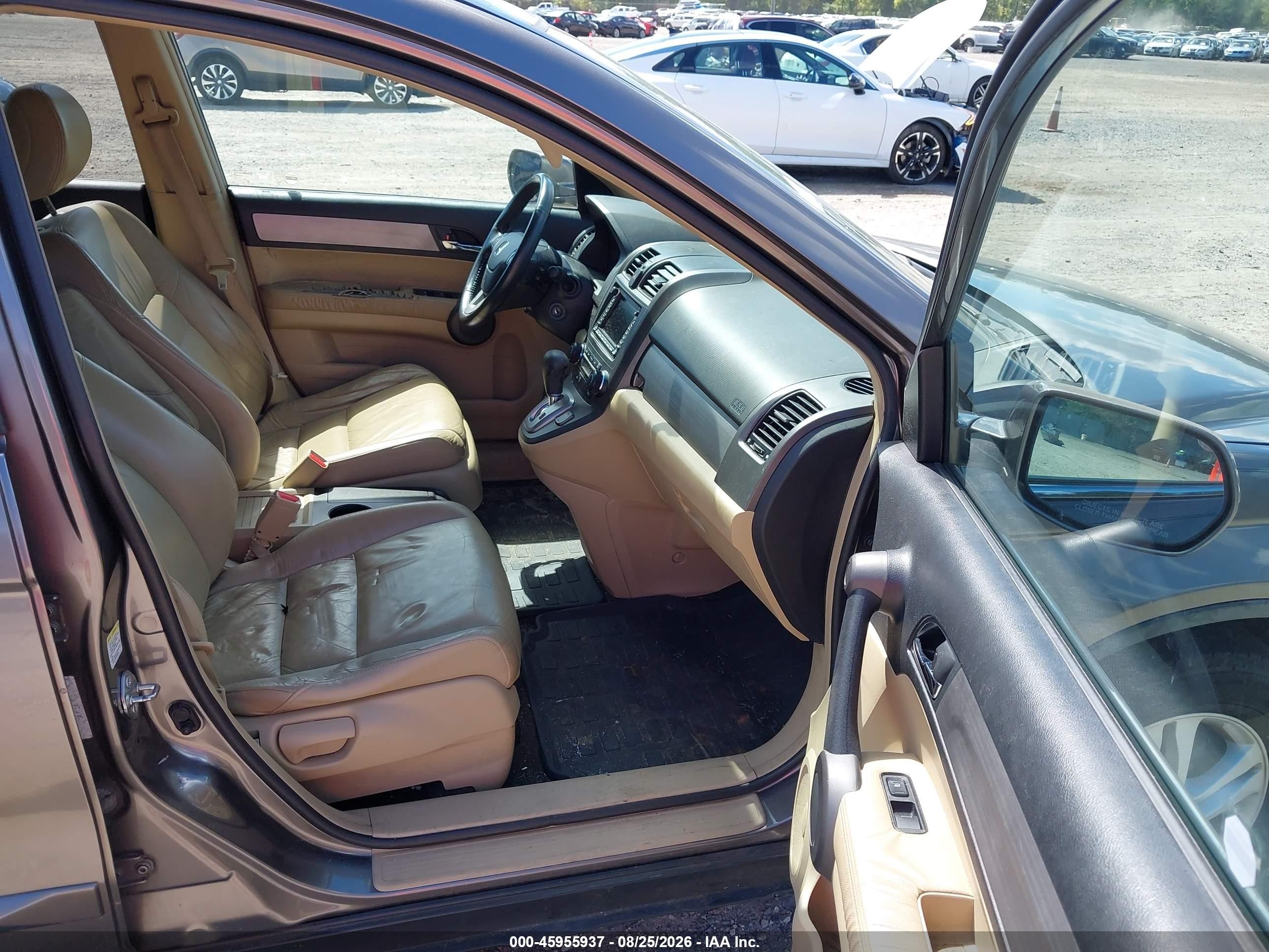 2010 Honda Cr-v Ex-l Brown vin: 5J6RE4H74AL028637