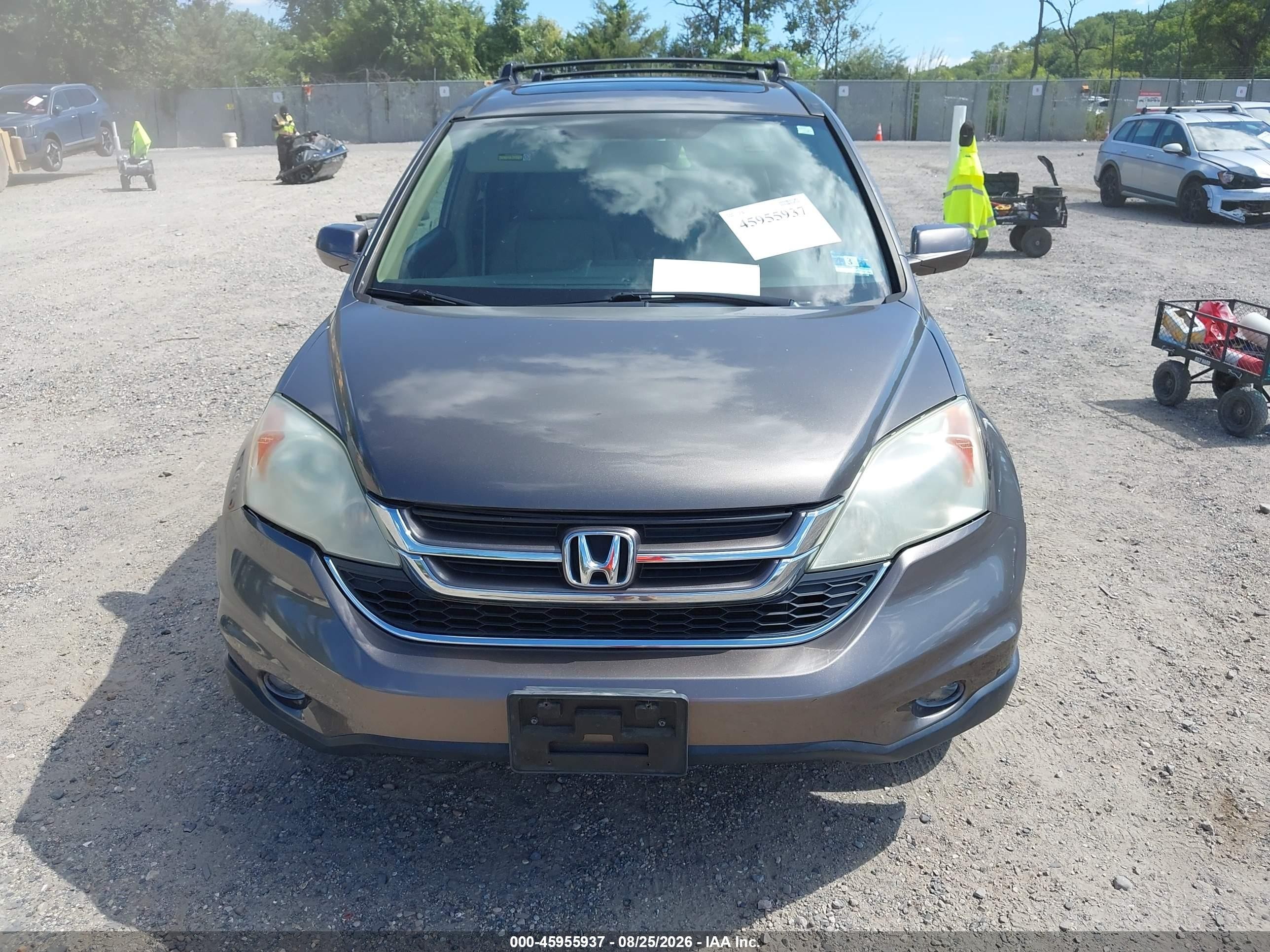 2010 Honda Cr-v Ex-l Brown vin: 5J6RE4H74AL028637