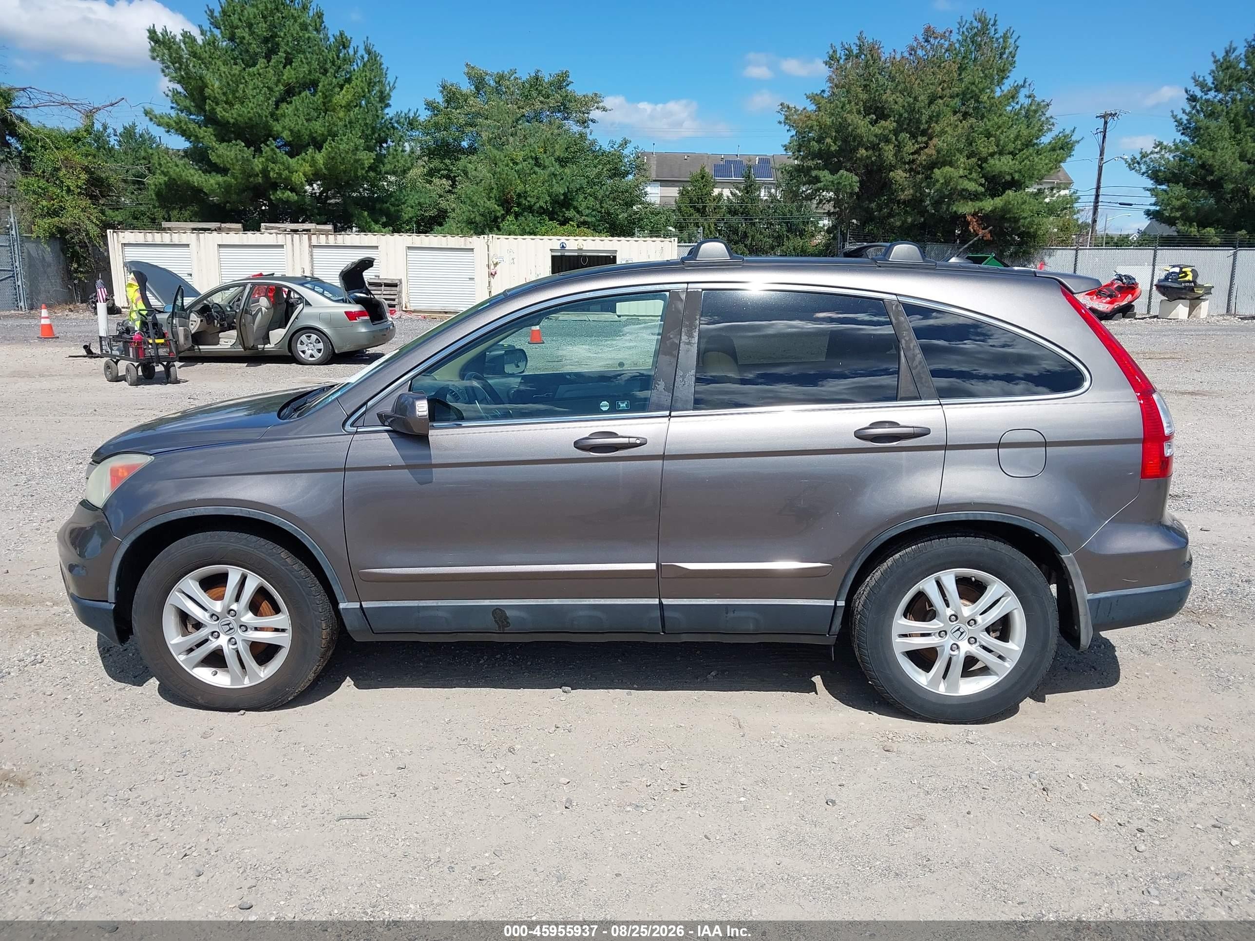 2010 Honda Cr-v Ex-l Brown vin: 5J6RE4H74AL028637