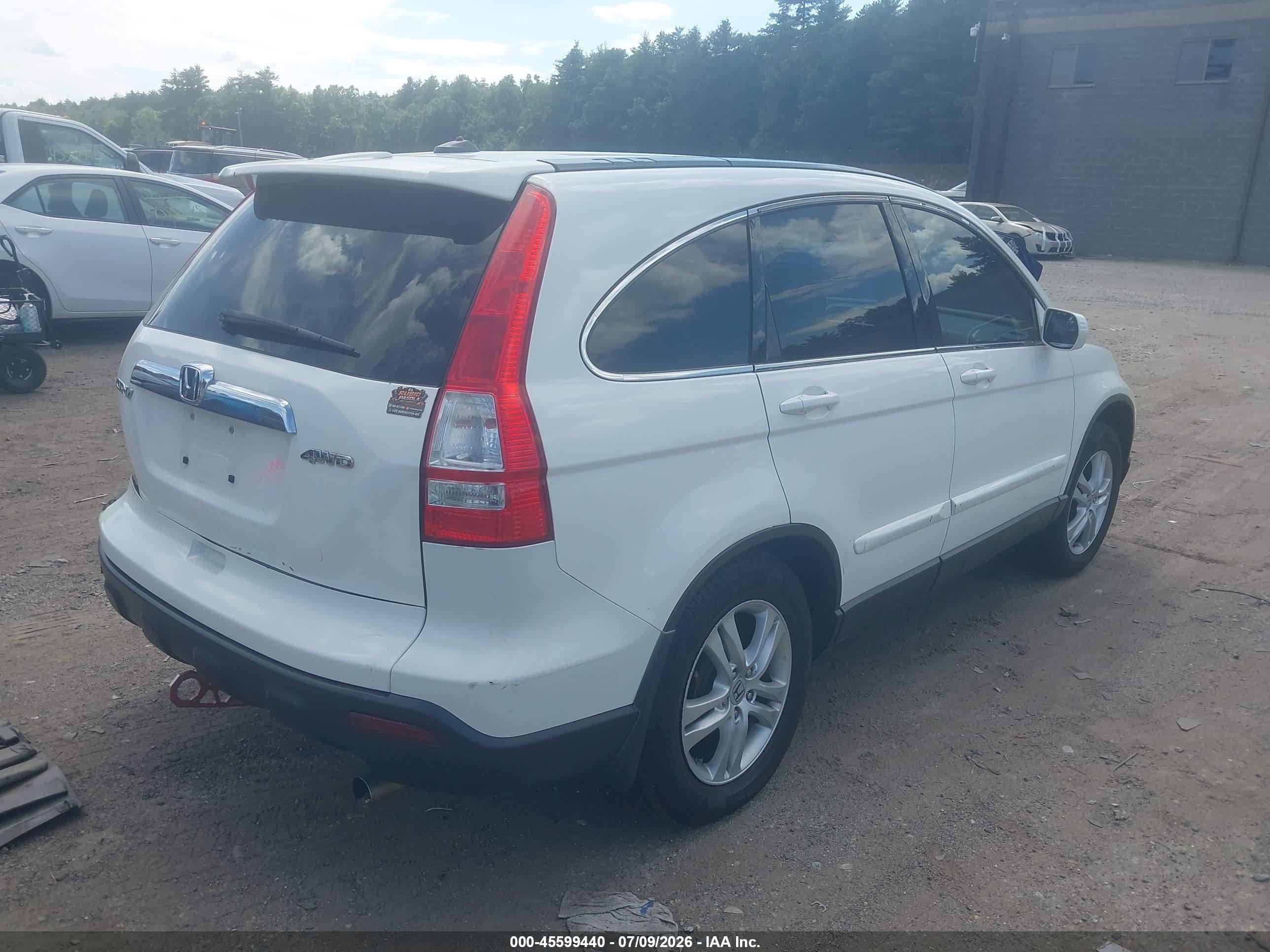 2010 Honda Cr-v Ex-l Белый vin: 5J6RE4H74AL040433