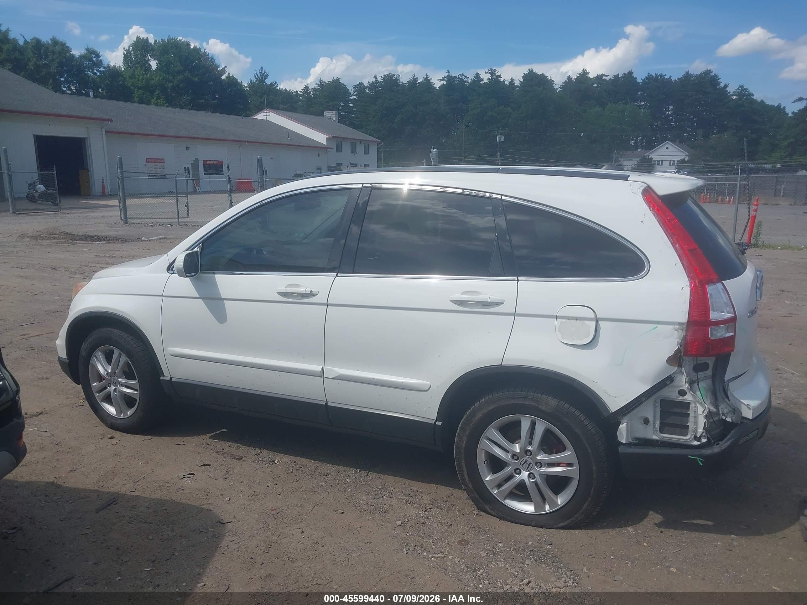2010 Honda Cr-v Ex-l Белый vin: 5J6RE4H74AL040433