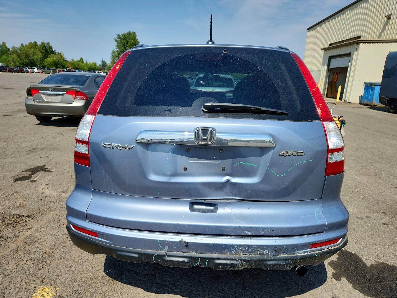 2010 Honda Cr-v Exl Blue vin: 5J6RE4H74AL045390