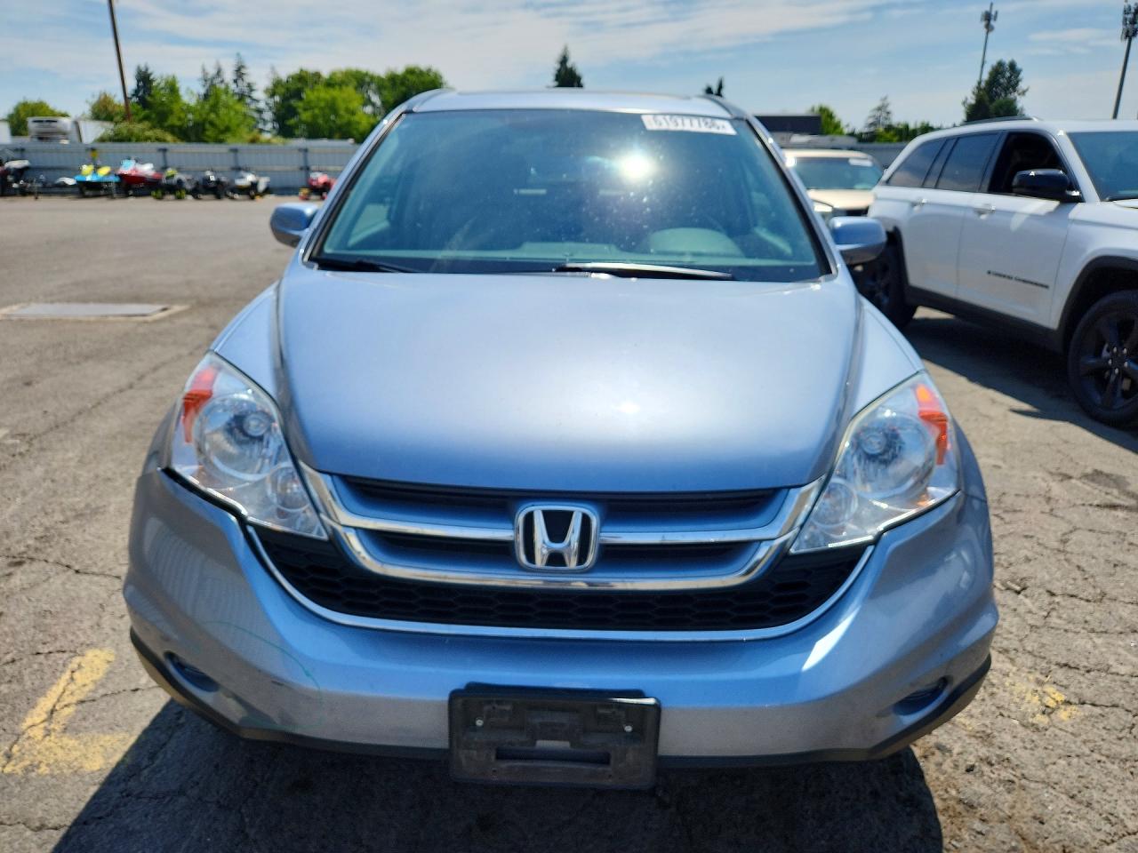 2010 Honda Cr-v Exl Blue vin: 5J6RE4H74AL045390