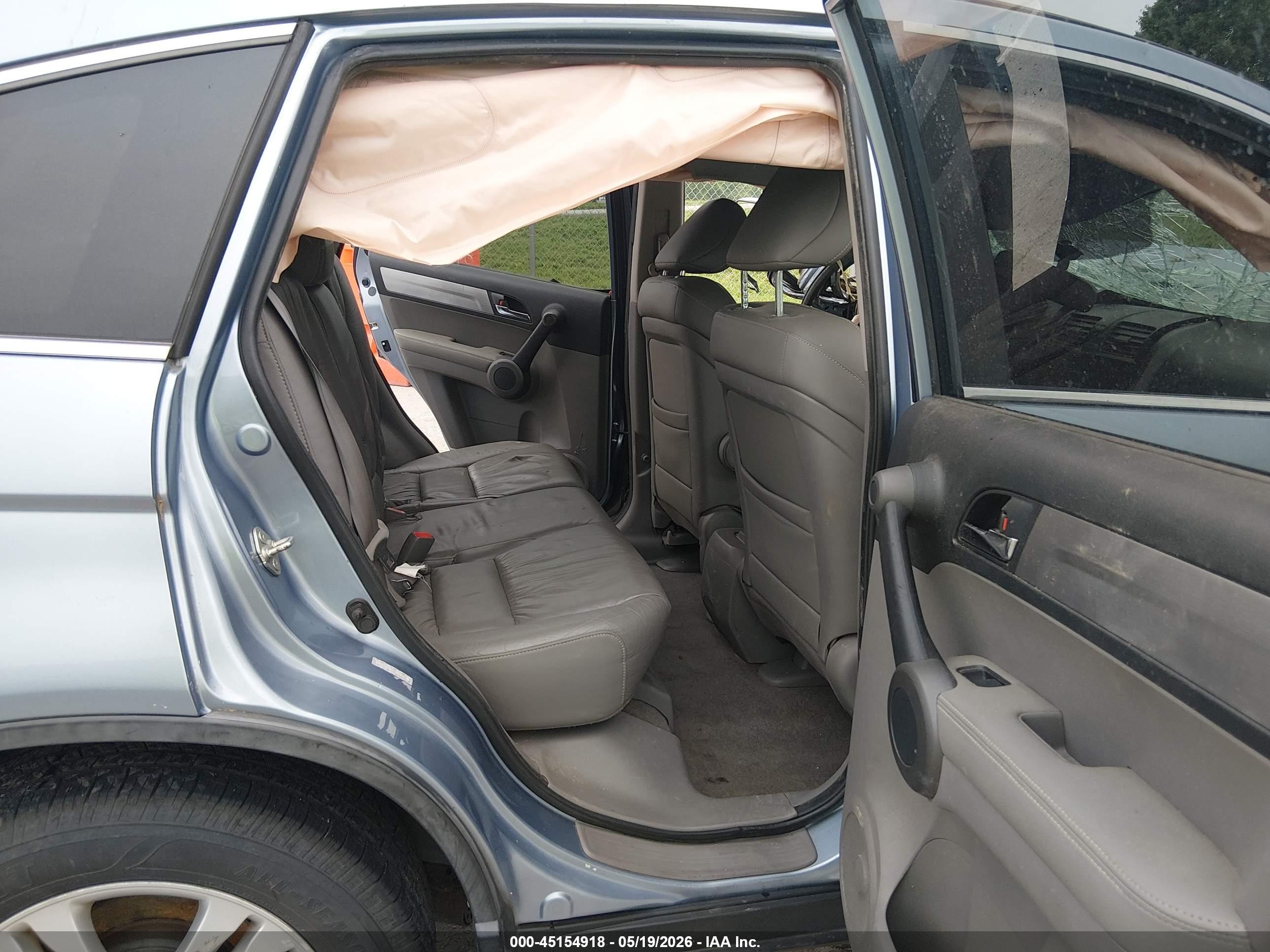 2010 Honda Cr-v Ex-l Blue vin: 5J6RE4H74AL047835