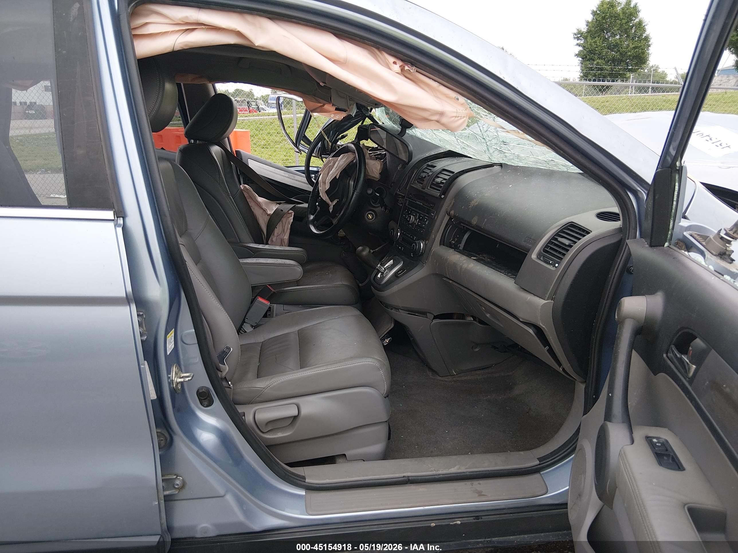 2010 Honda Cr-v Ex-l Blue vin: 5J6RE4H74AL047835