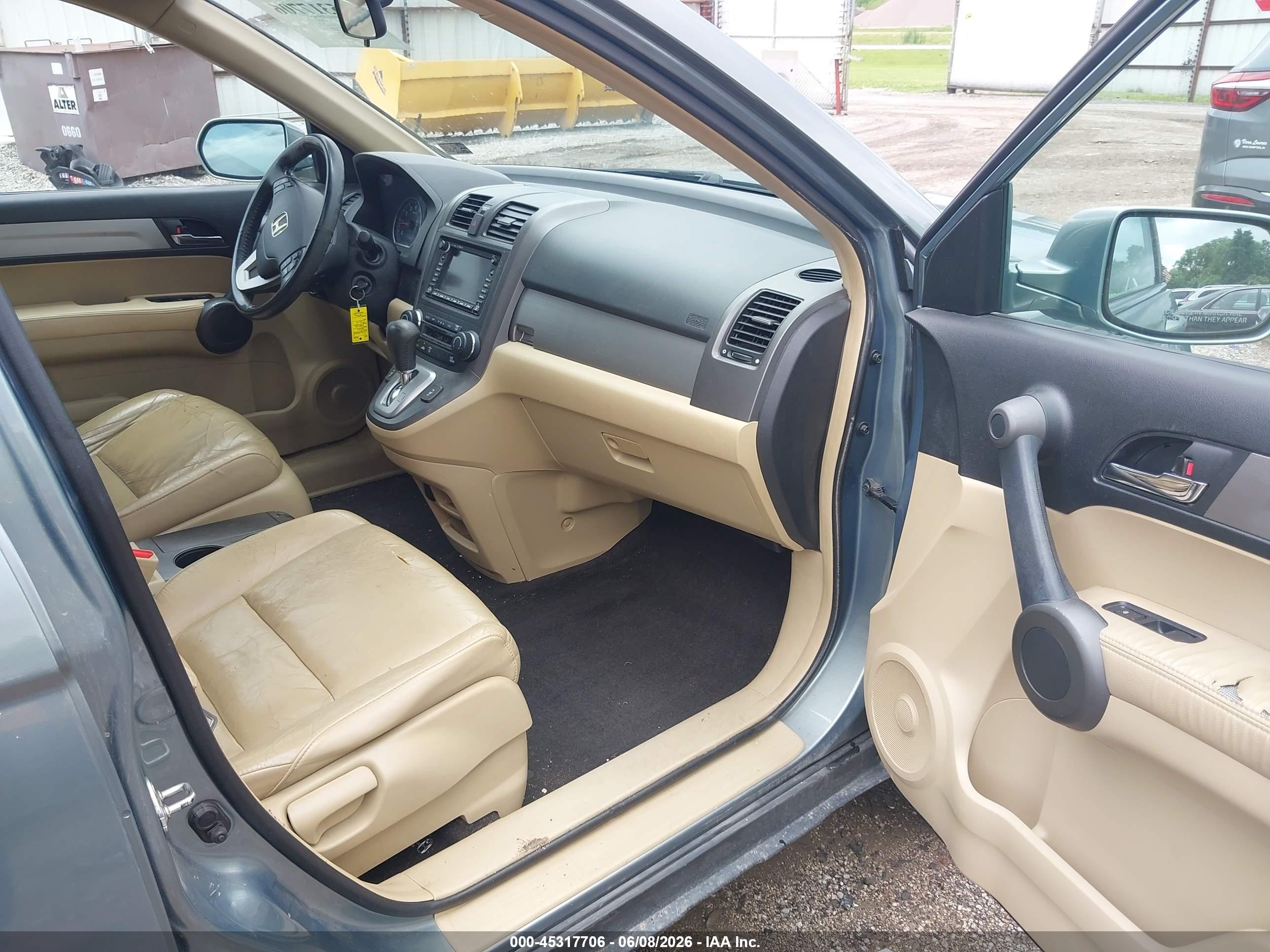 2010 Honda Cr-v Ex-l Green vin: 5J6RE4H74AL050864