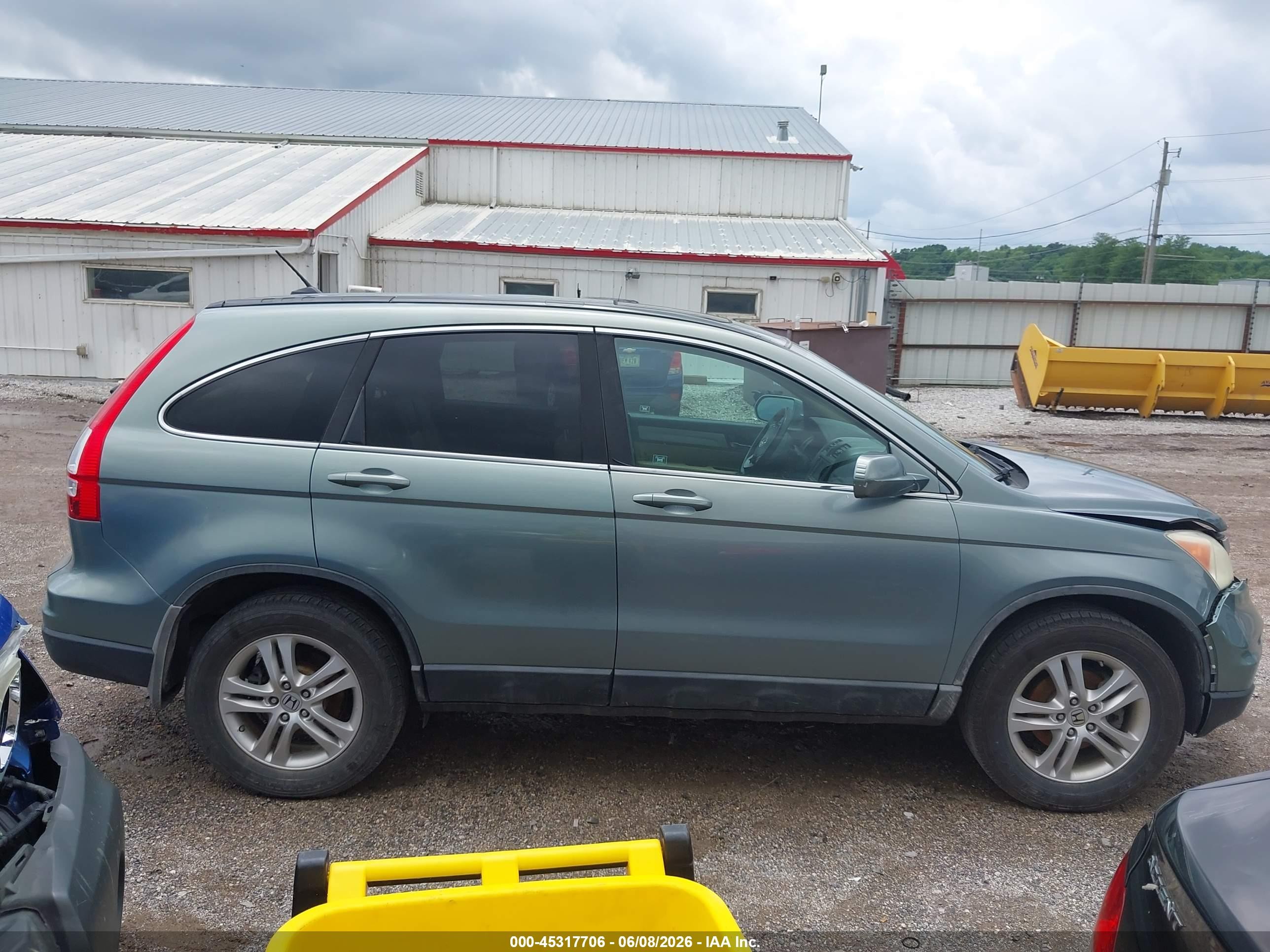 2010 Honda Cr-v Ex-l Green vin: 5J6RE4H74AL050864