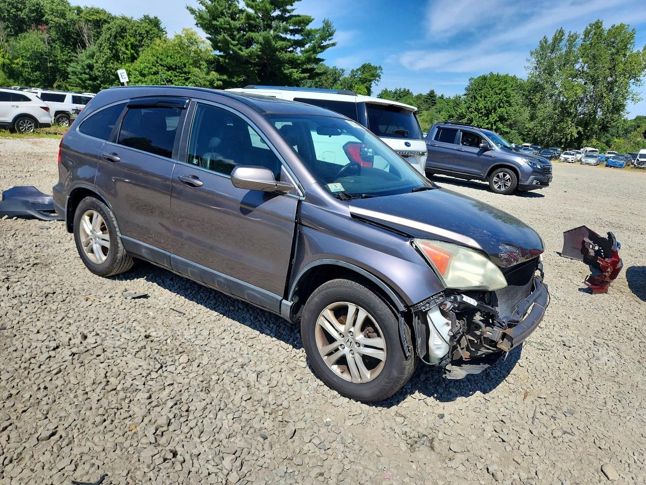 2010 Honda Cr-v Exl Brown vin: 5J6RE4H74AL055062